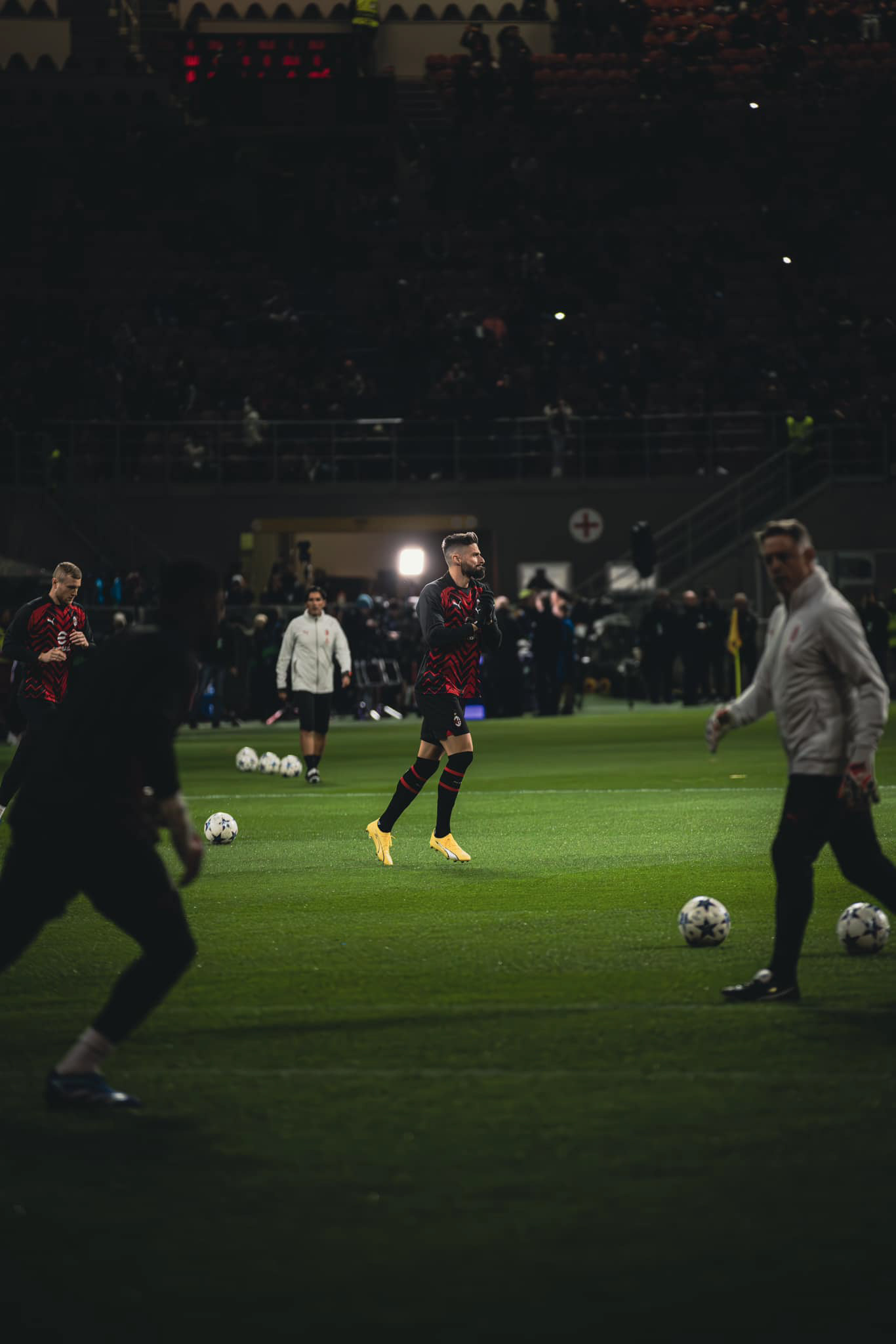 Giroud, AC MILAN - BORUSSIA DORTMUND (Champions League)