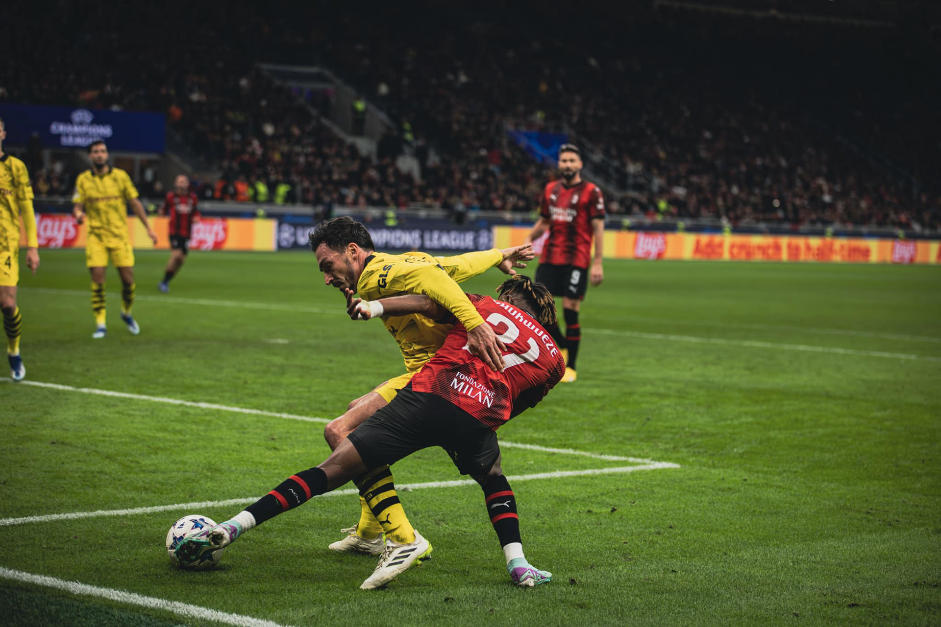 Chukwueze, AC MILAN - BORUSSIA DORTMUND (Champions League)
