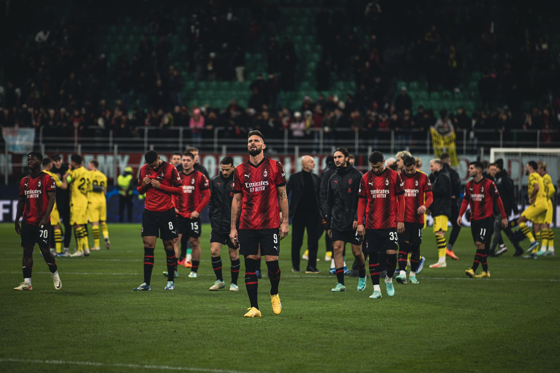 Giroud, AC MILAN - BORUSSIA DORTMUND (Champions League)