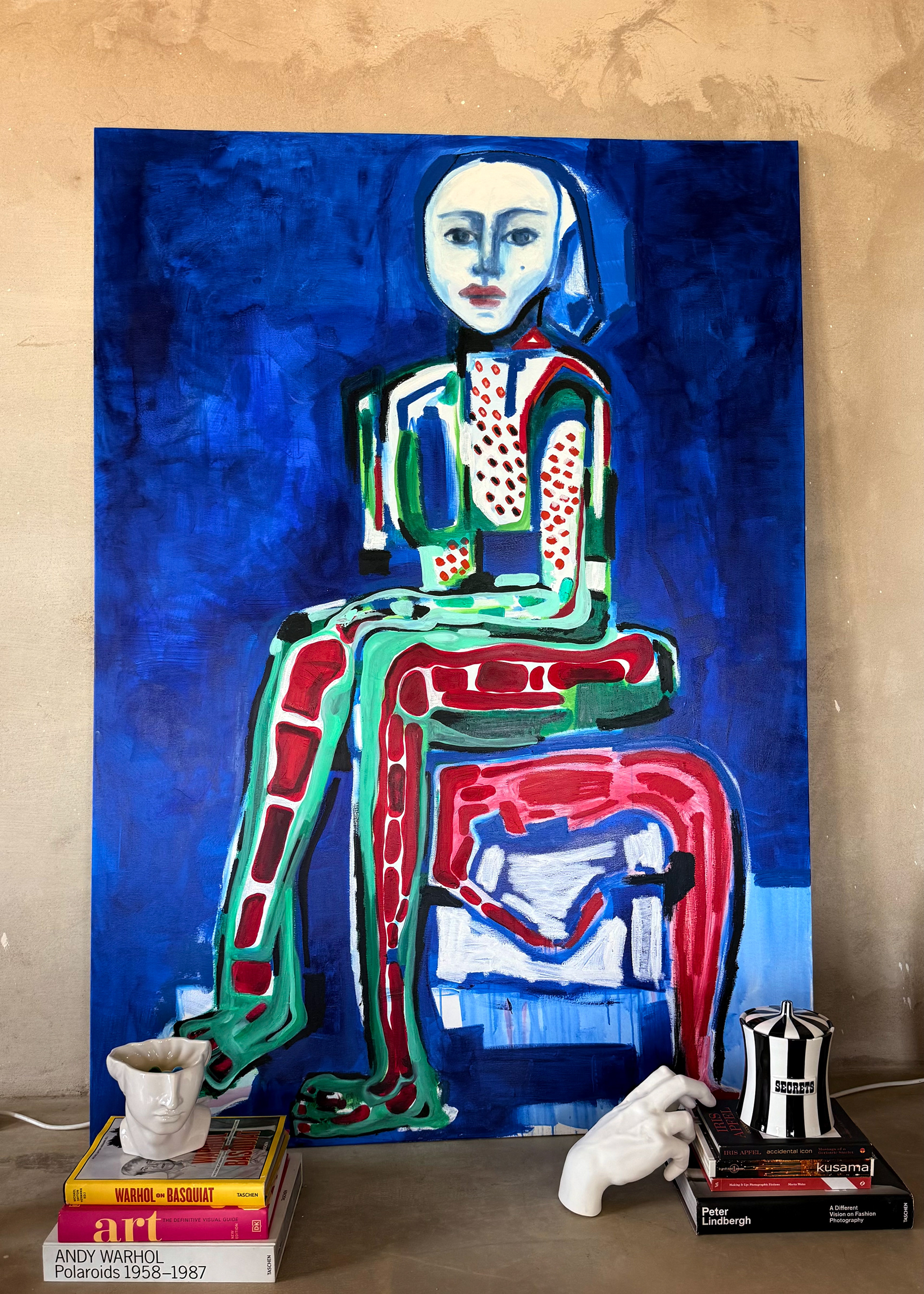 "Her Name is Farewell" Acrylic and Oil on canvas, 2024