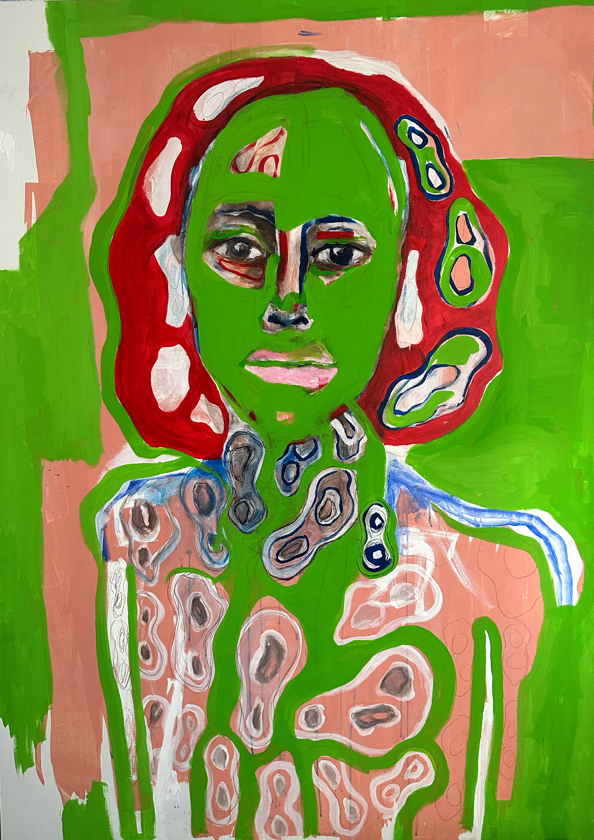 "Untitled 00" Acrylic on canvas, 2022
