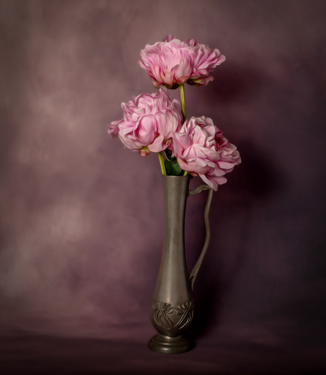 18. Three Peonies