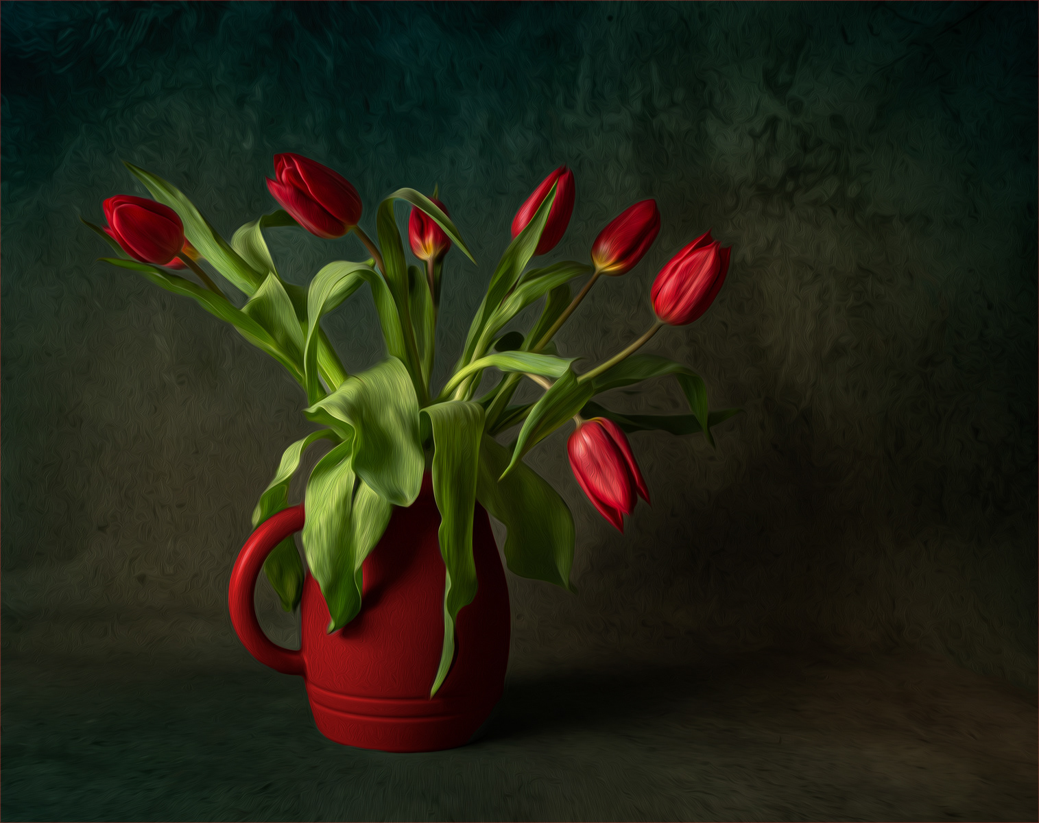 6. Red Tulips