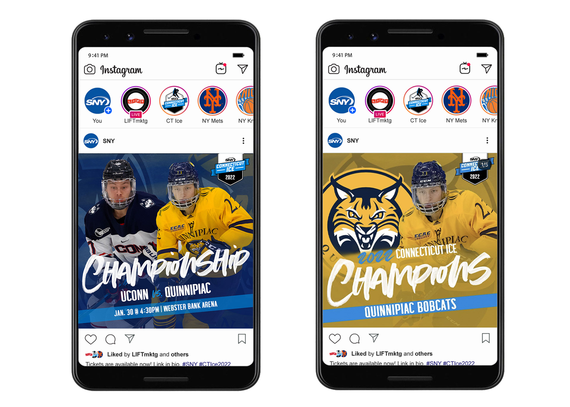 Hockey Tournament Championship Social Posts