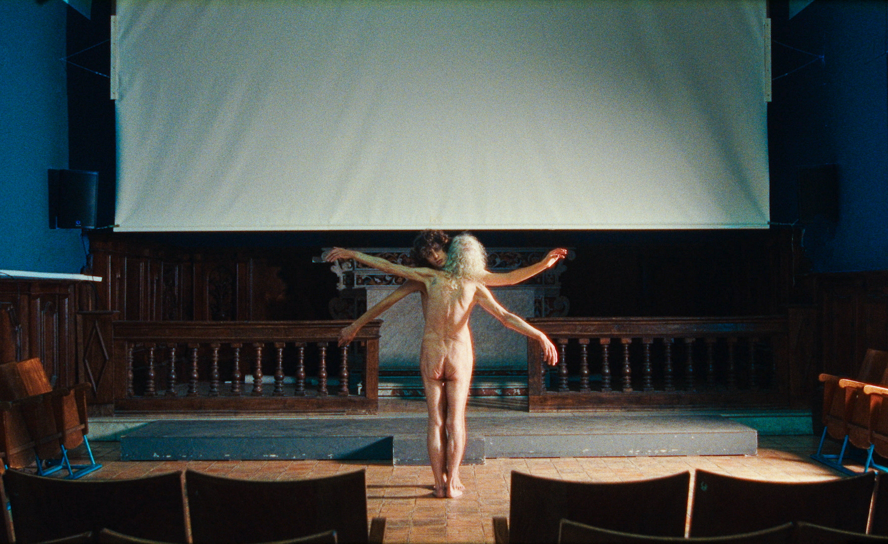 Still from the short film "Why Can't We Live Together?" 2024