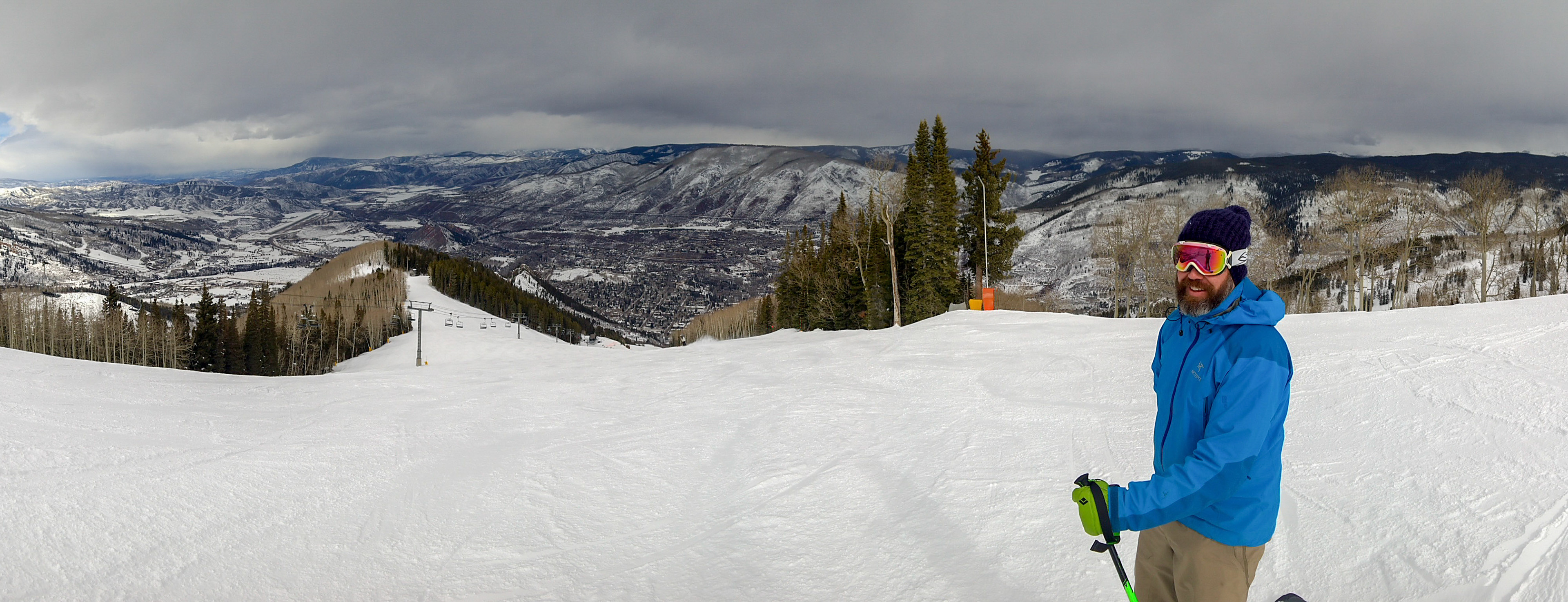 Town of Aspen from above