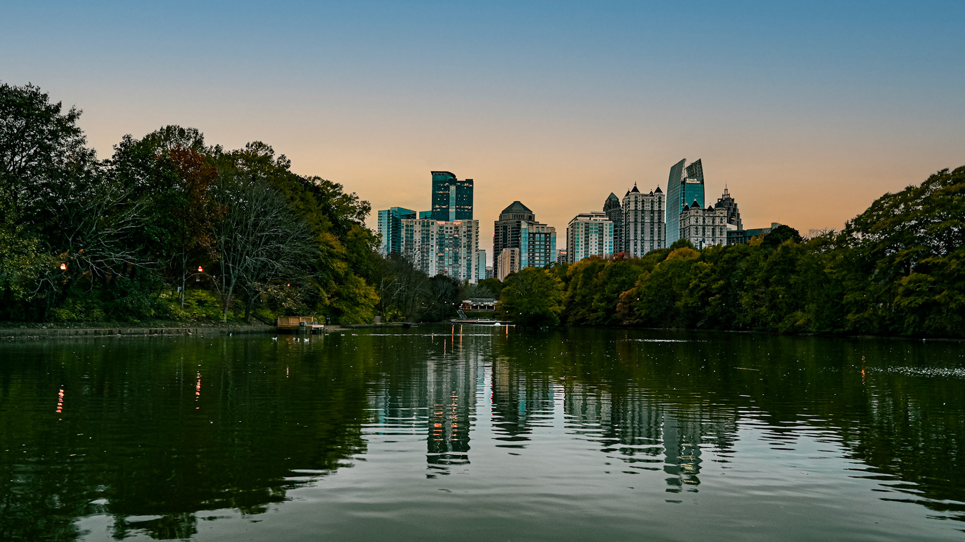Piedmont Park - Midtown Reflection