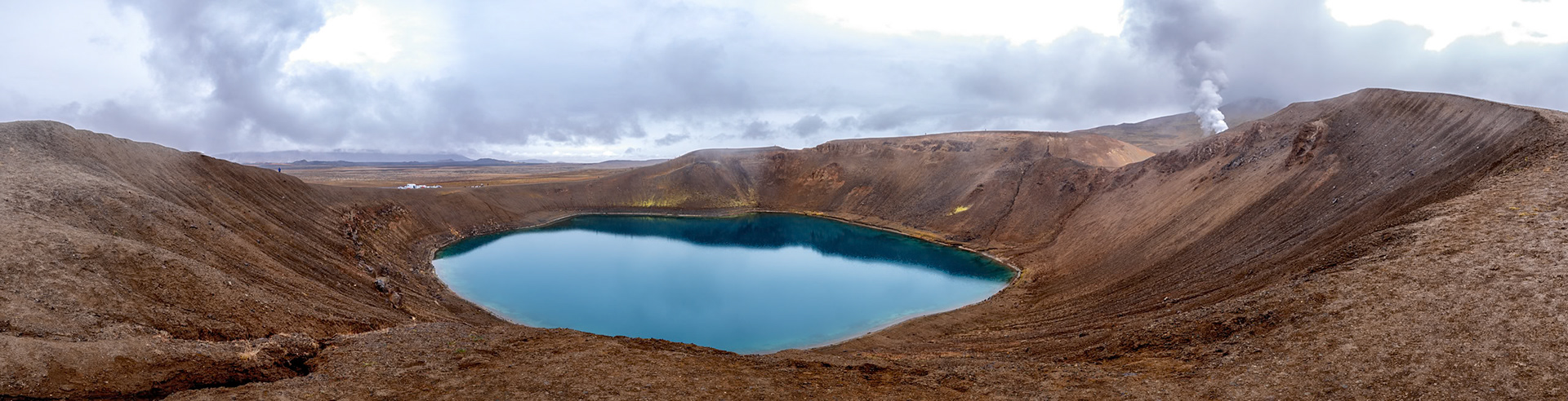 253:365 - Krafla: A panoramic view of the Krafla crater in northern Iceland.