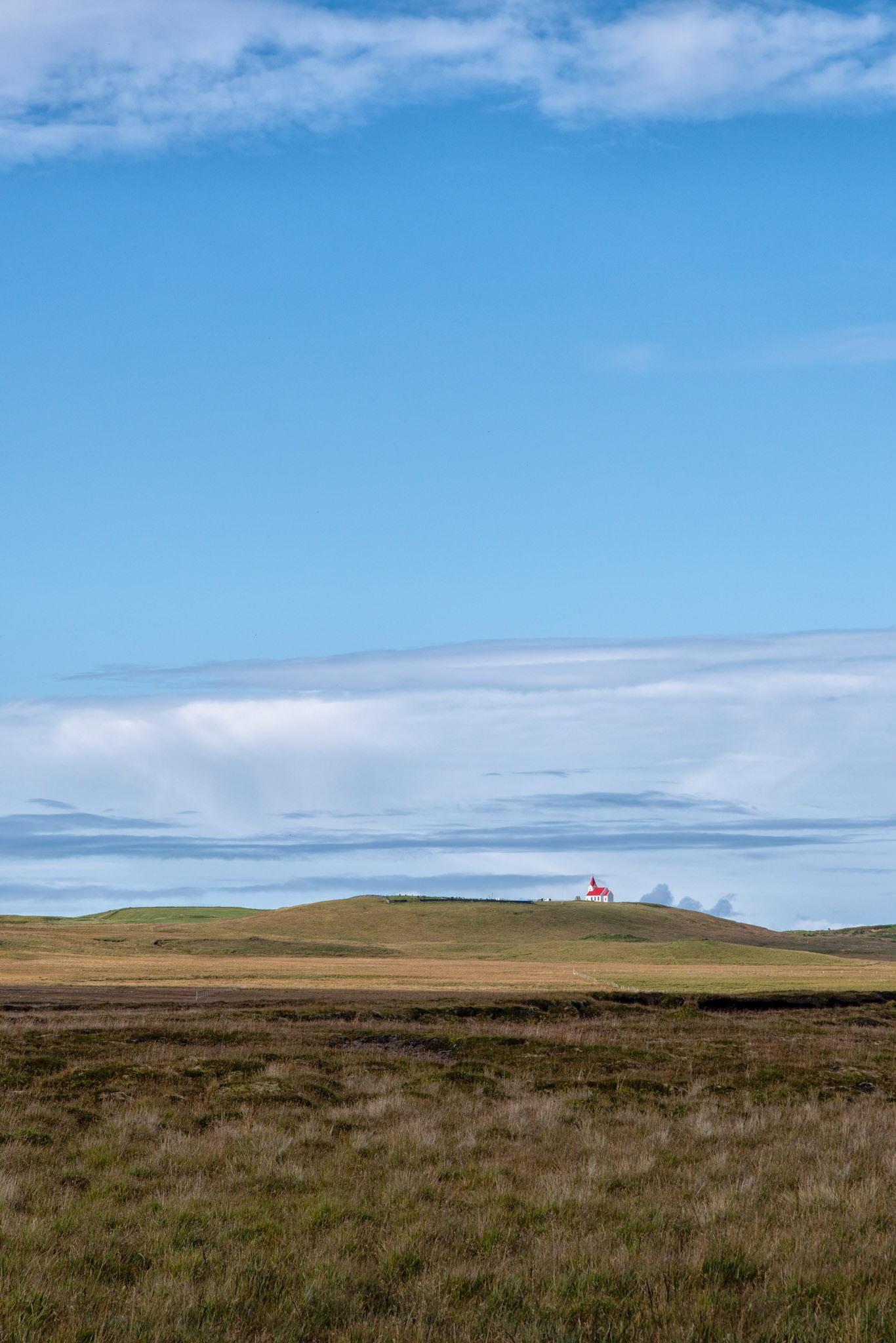 Another Iceland Church in the Distance