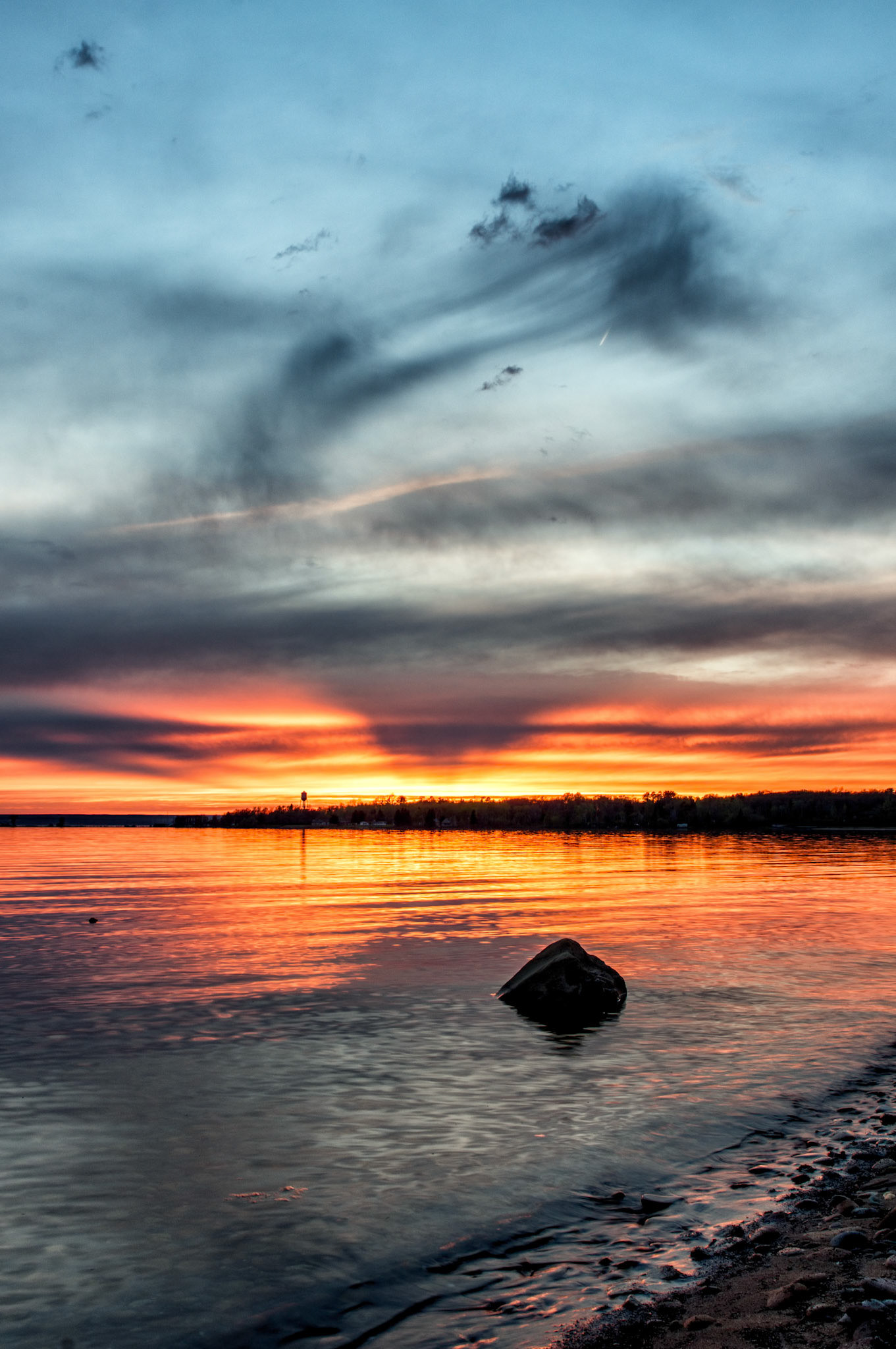 147:365 - Sunset: One of the better sunsets I've seen over Lake Superior