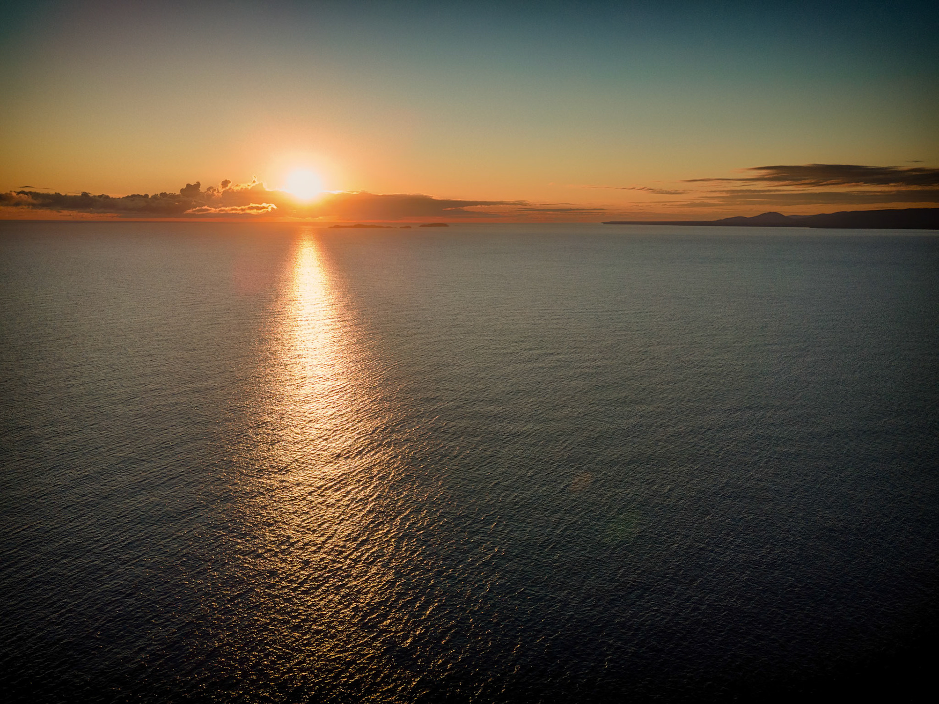 Sunrise from on high
