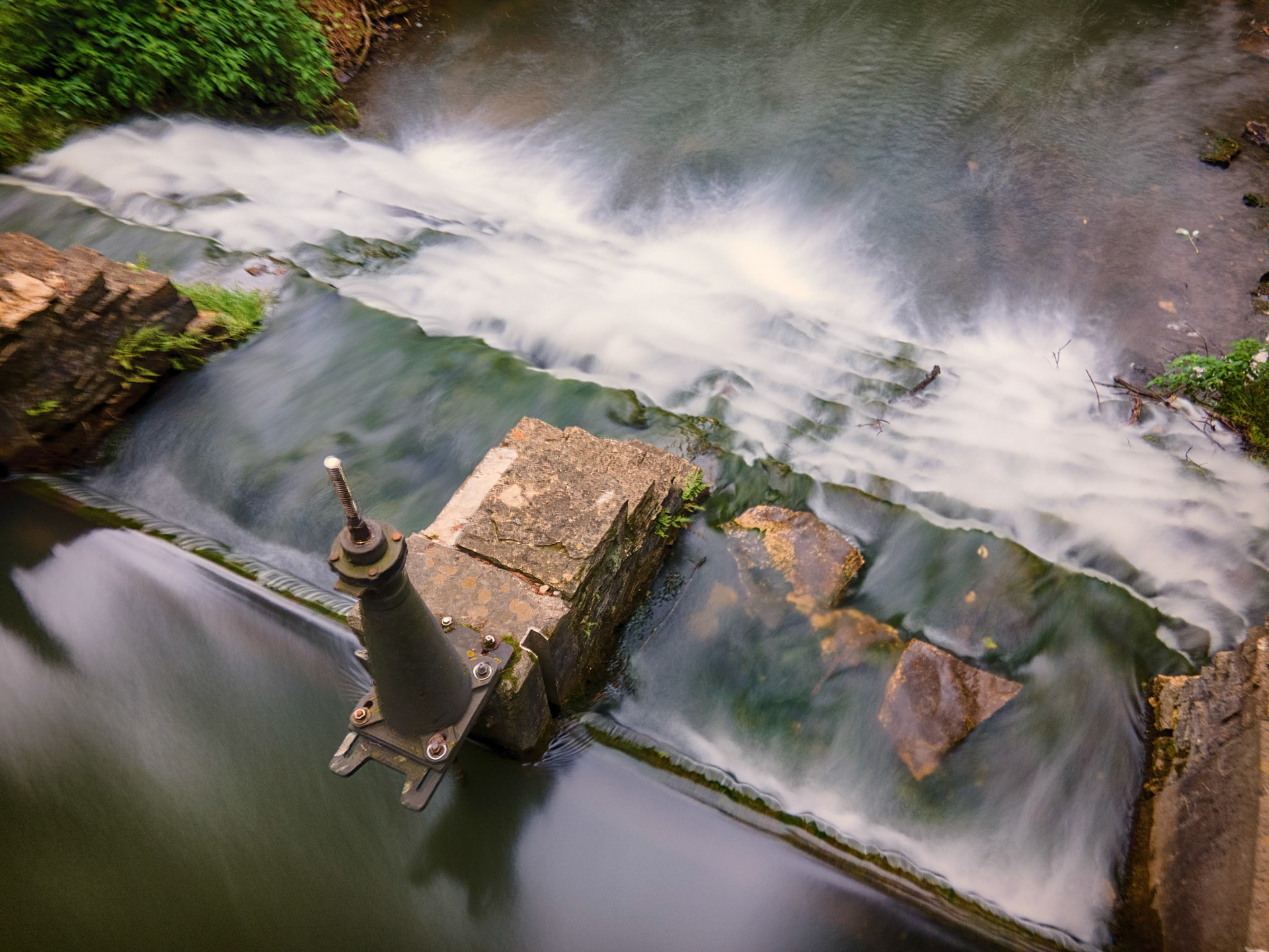 From Behind: Experimenting with the drone to find new vantage points.