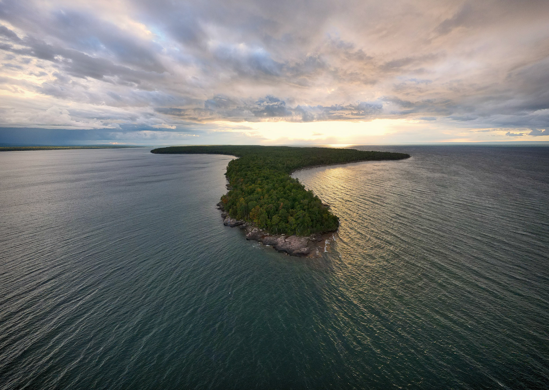 Point Abbaye, the northern most point of the Huron Penninsula