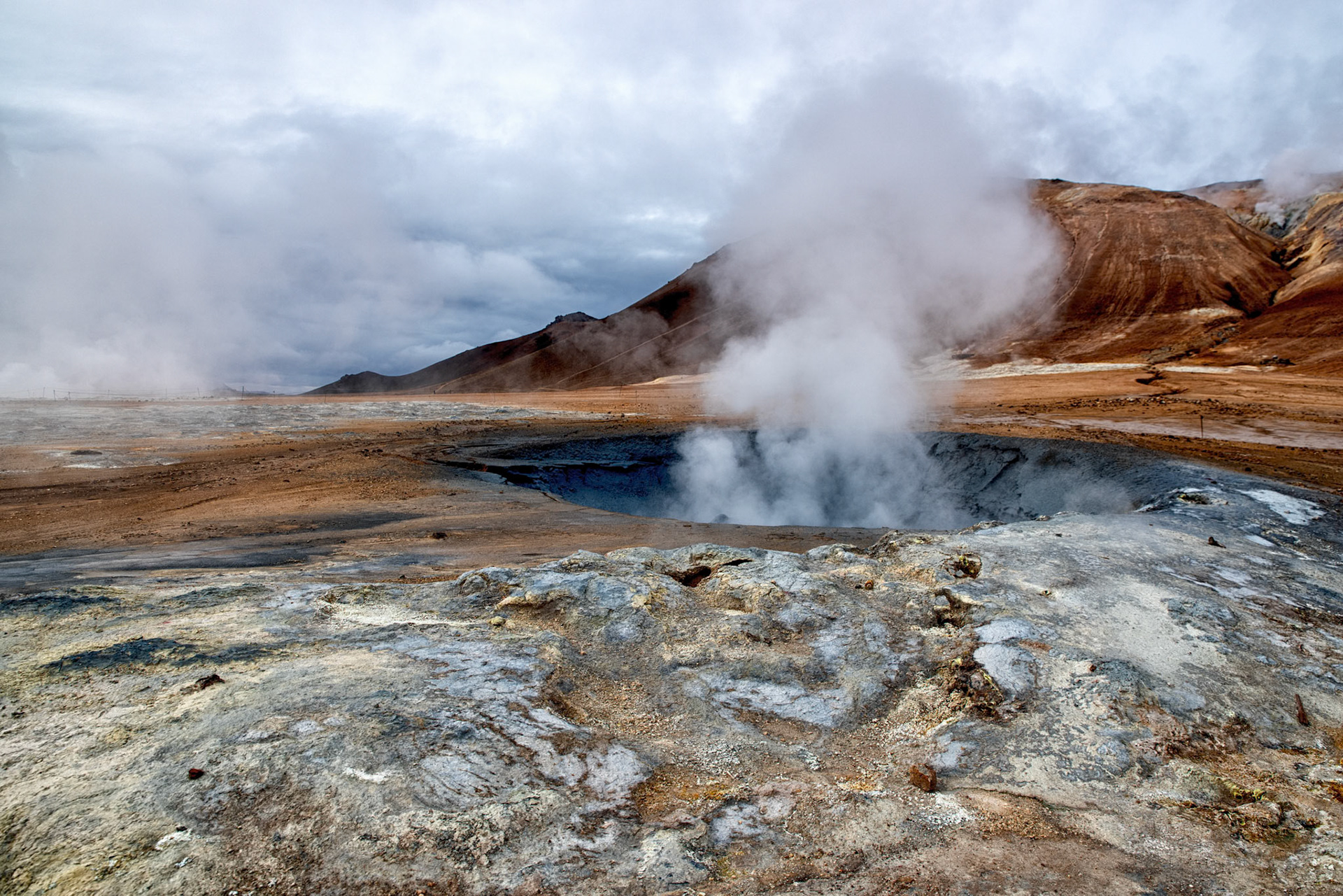 Hverir mud pits