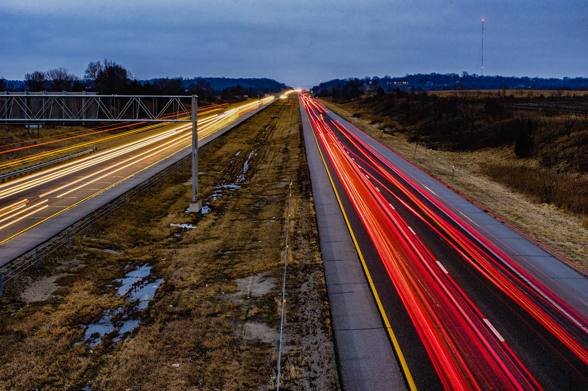 24:365 - Open: Cars head along the open road to the open countryside.