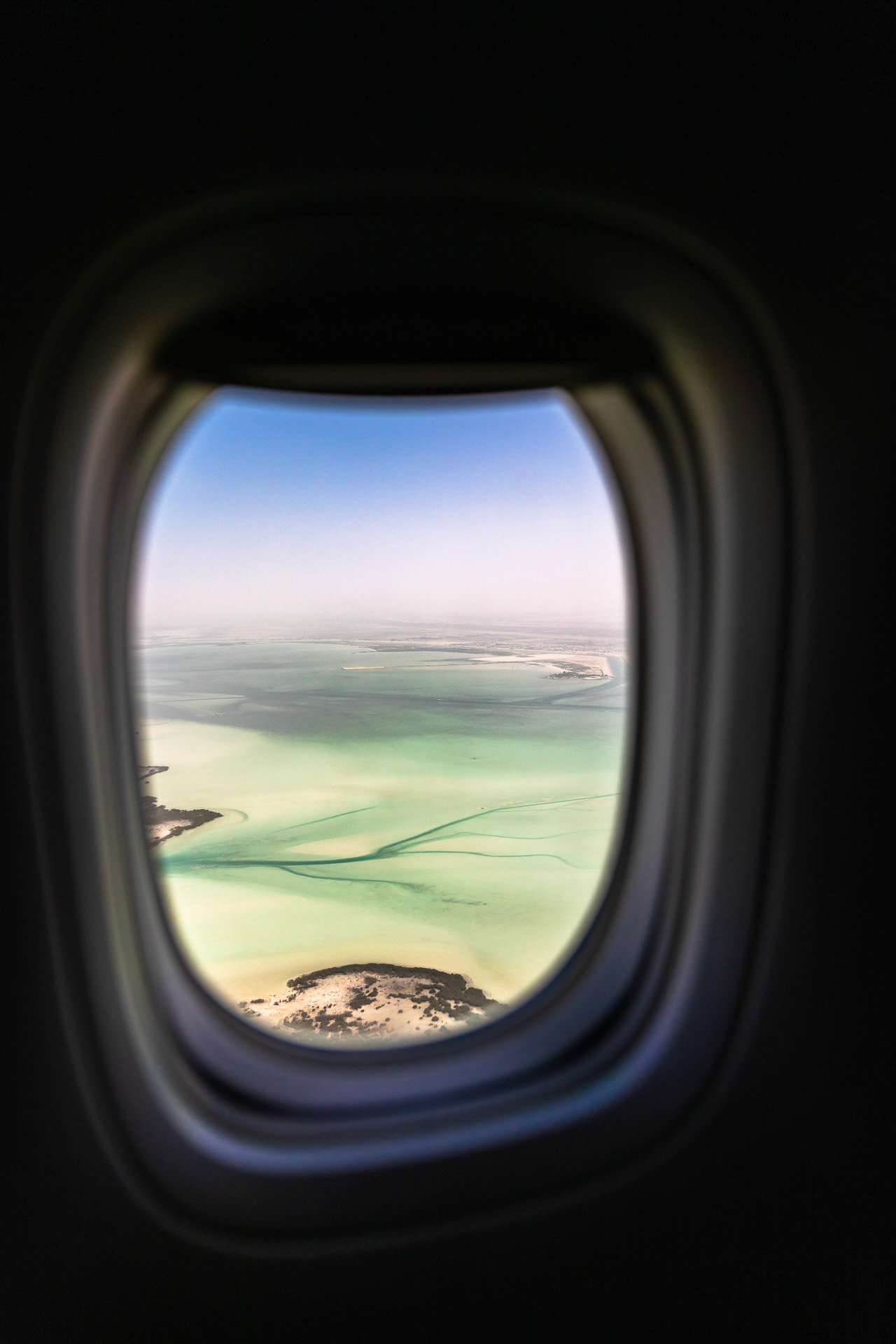 Landing in Abu Dhabi