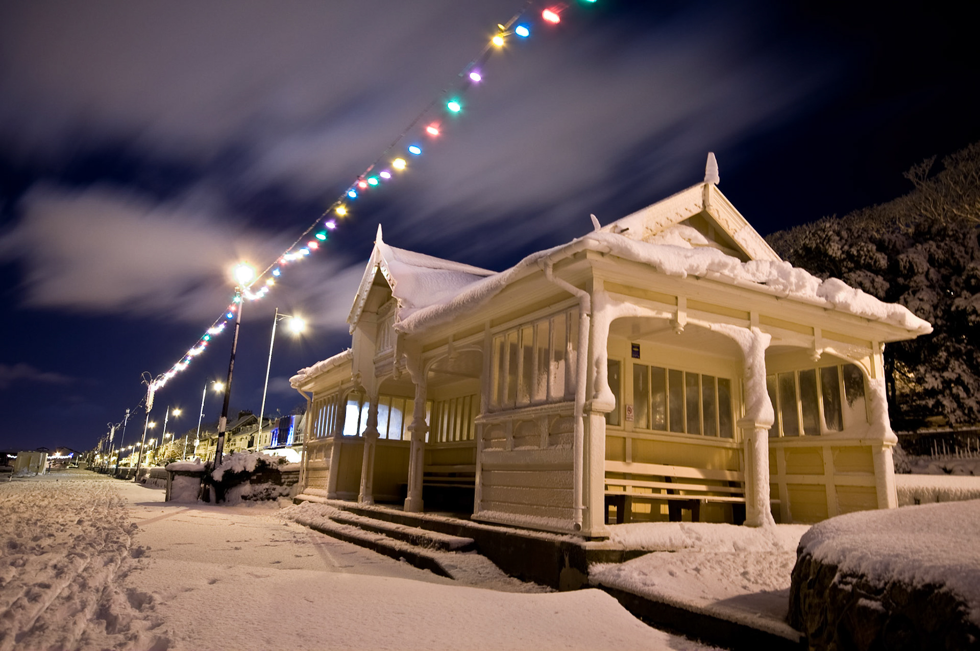 Felixstowe in the Snow