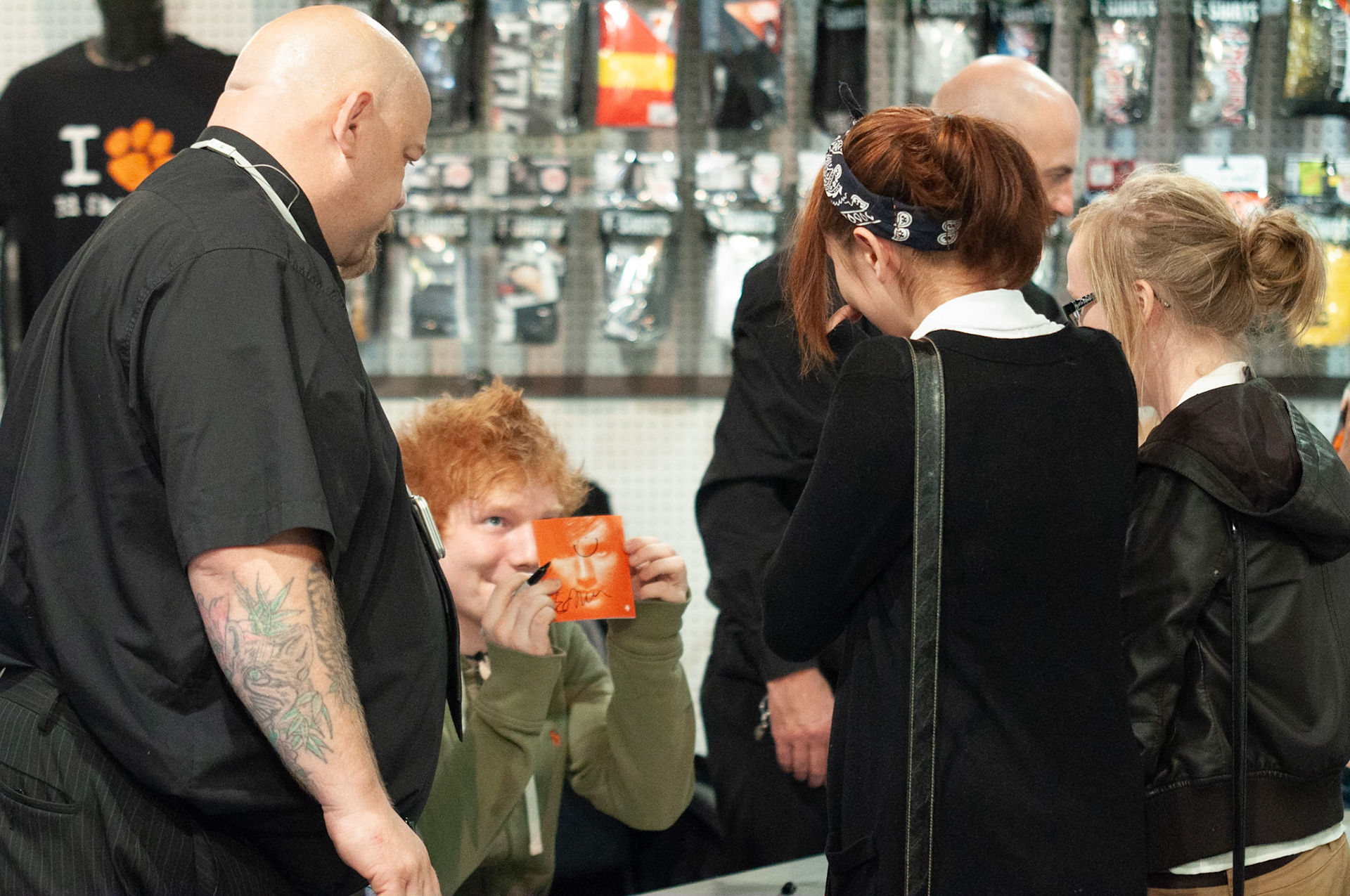 Ed Sheeran at the launch of his album + at HMV Ipswich on Sunday 11 September 2011