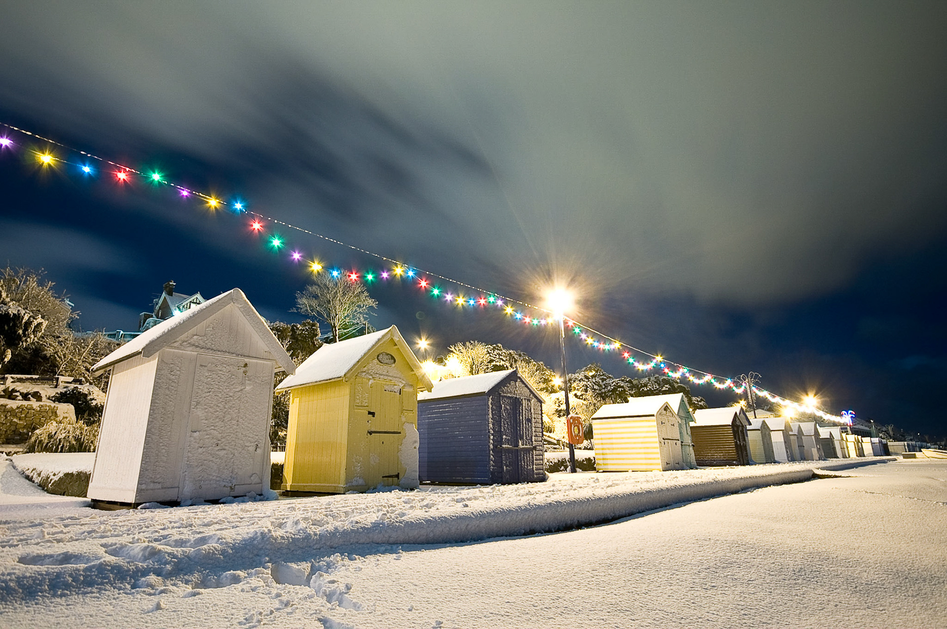 Felixstowe in the Snow