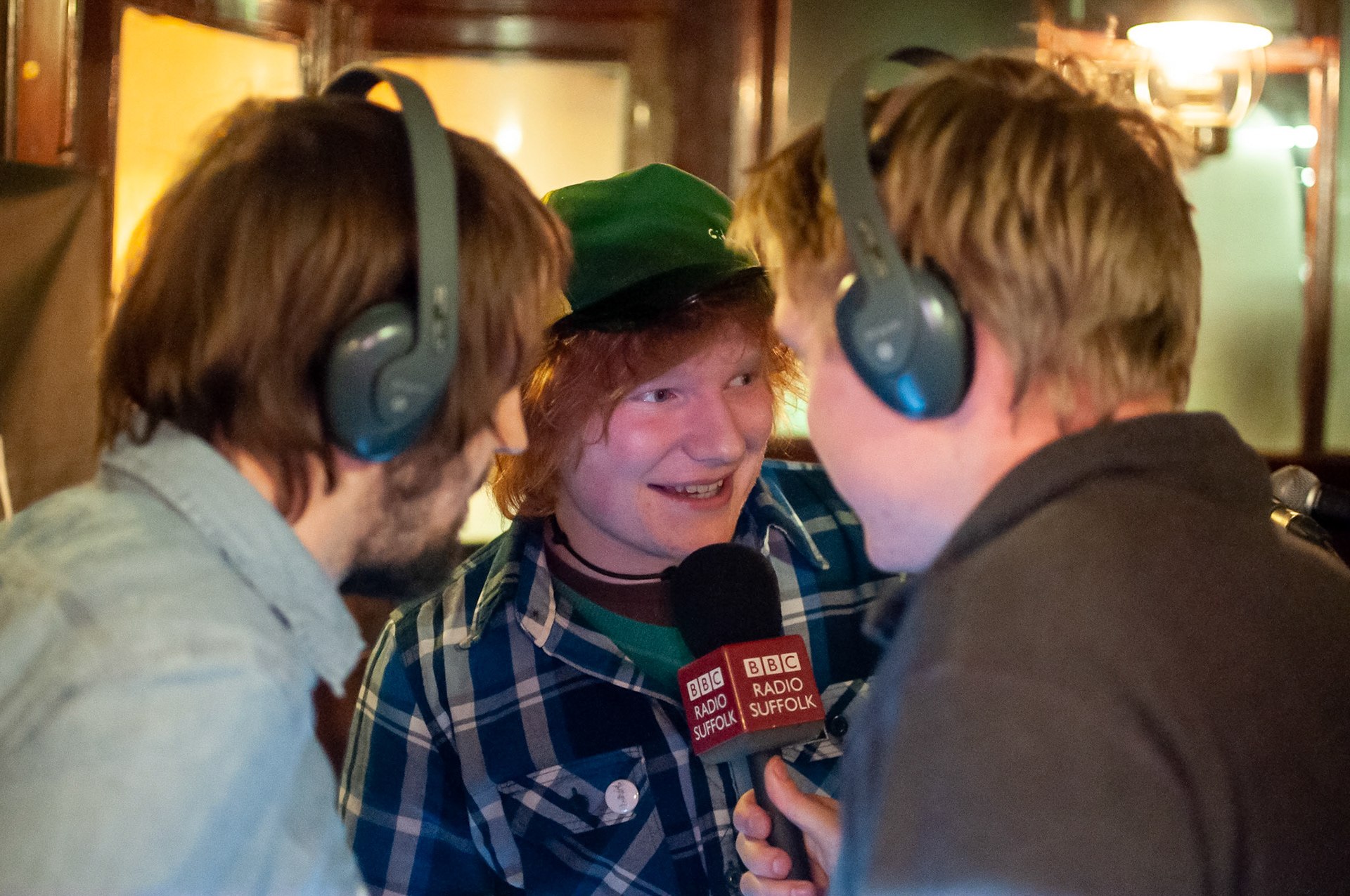 Ed Sheeran performing for BBC Suffolk Introducing at The Anchor, Woodbridge on 4 February 2010.Must not be used without permission.Copyright Ben Matthews.