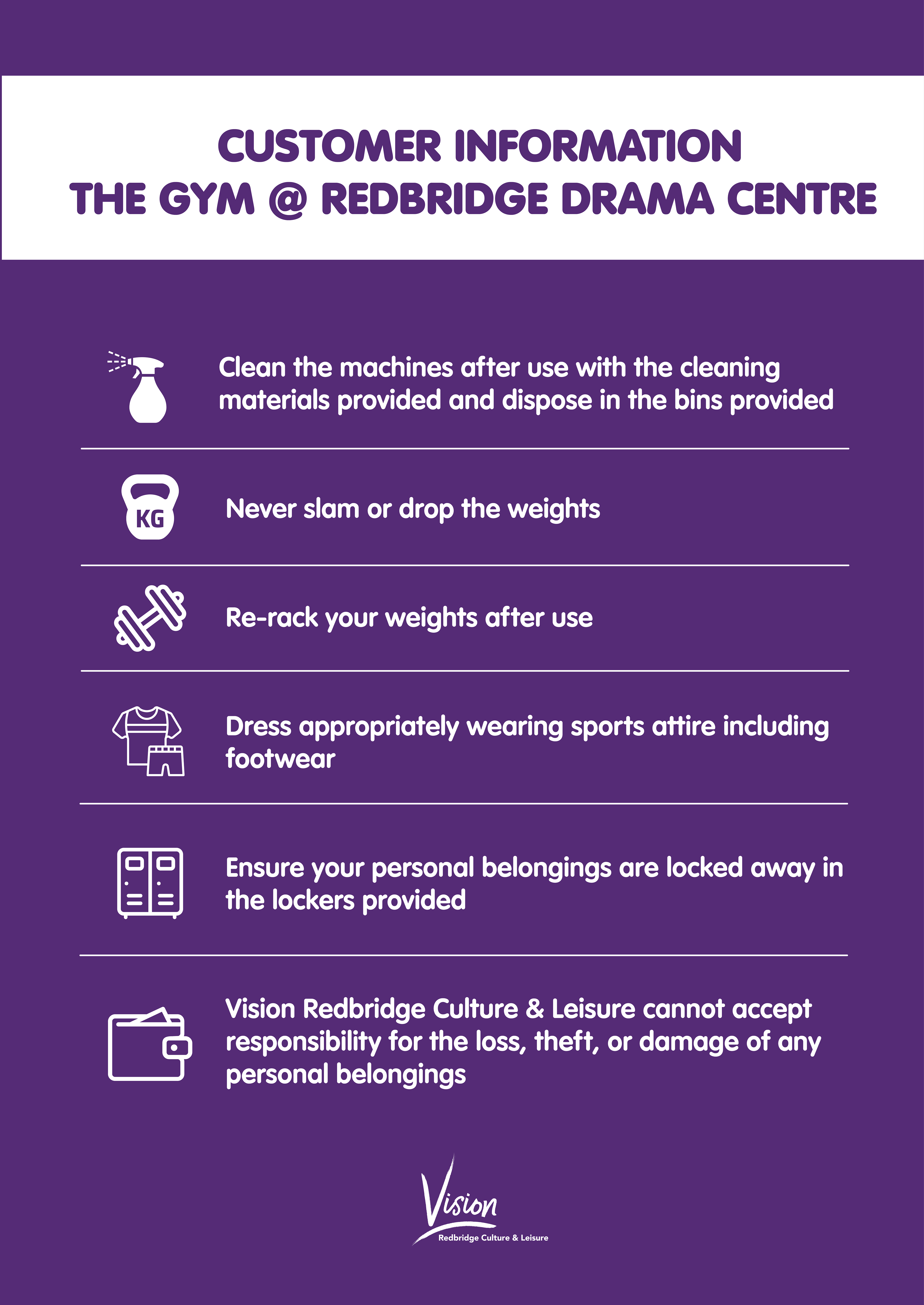 Gym Signage