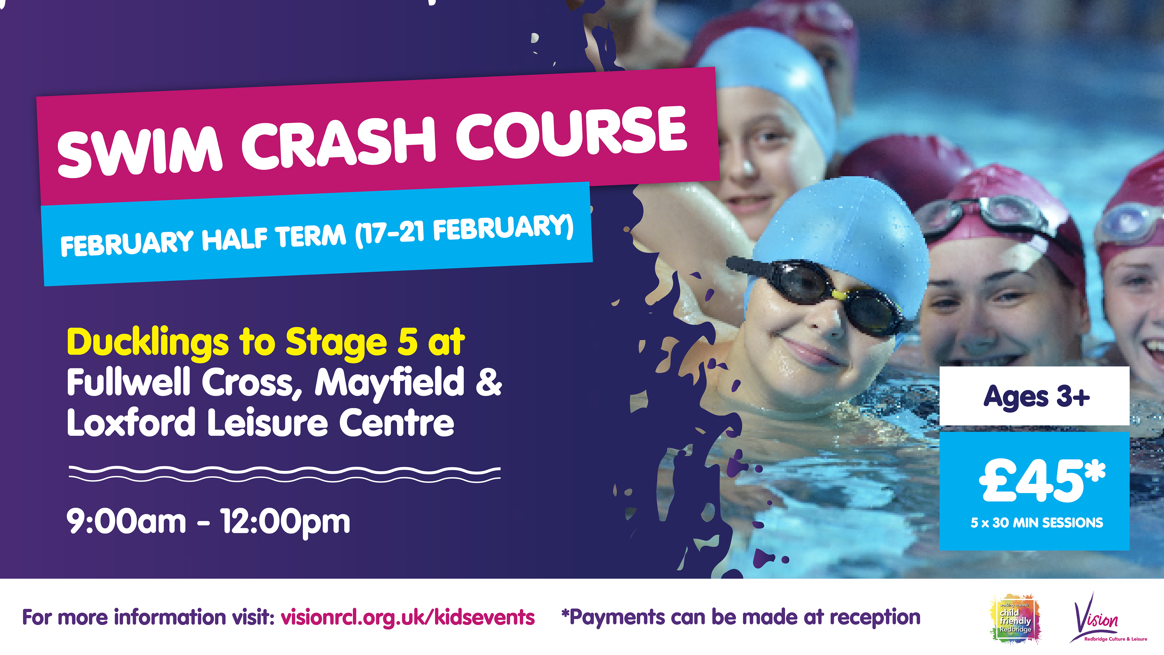 Facebook - Swimming courses