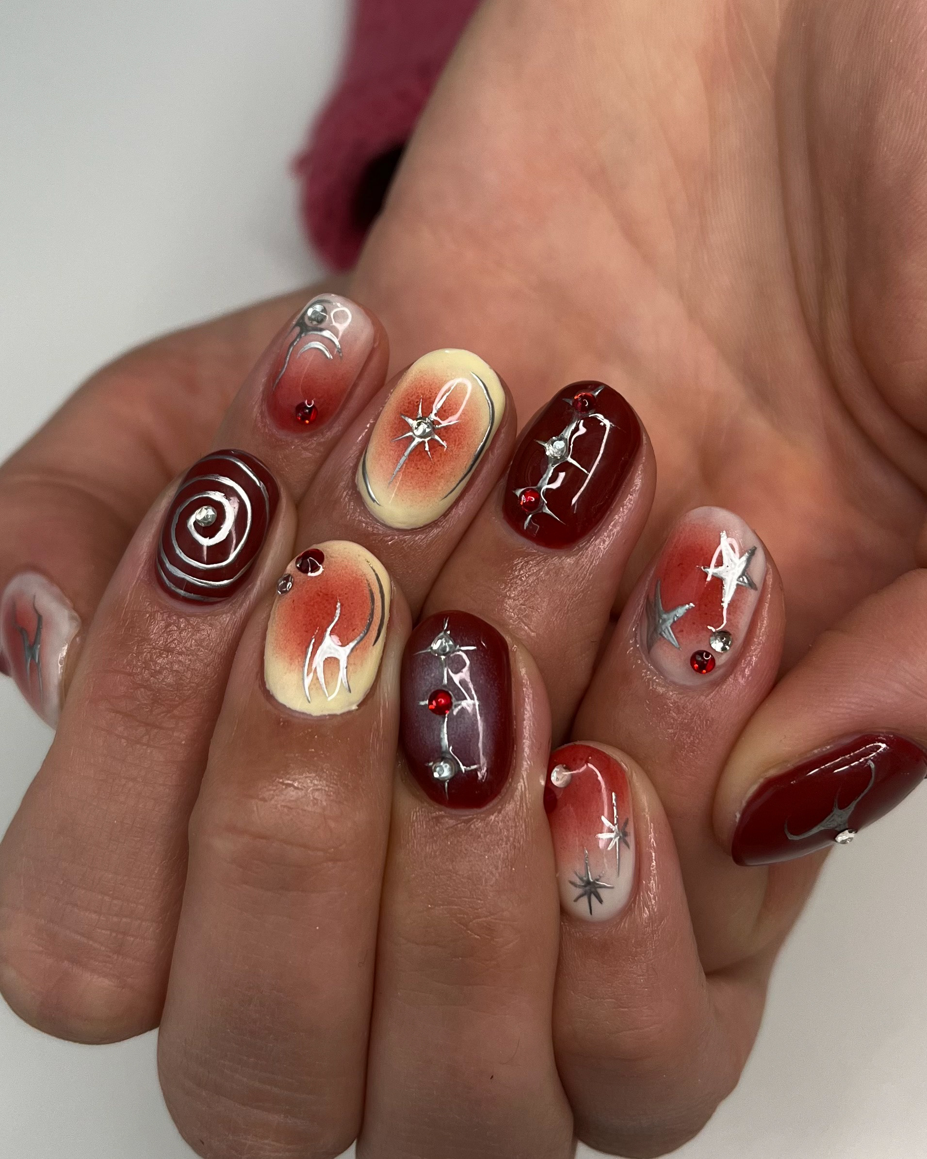 Georgia | Structured Gel Manicure + tier 2 art