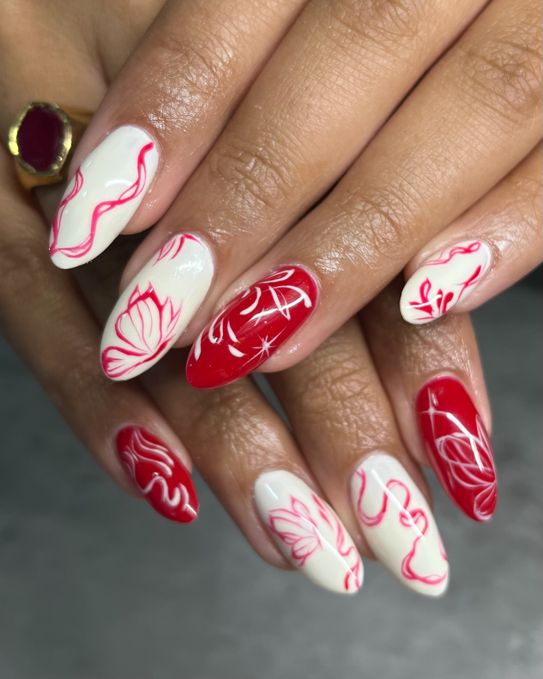 Georgia | Red and White Butterflies