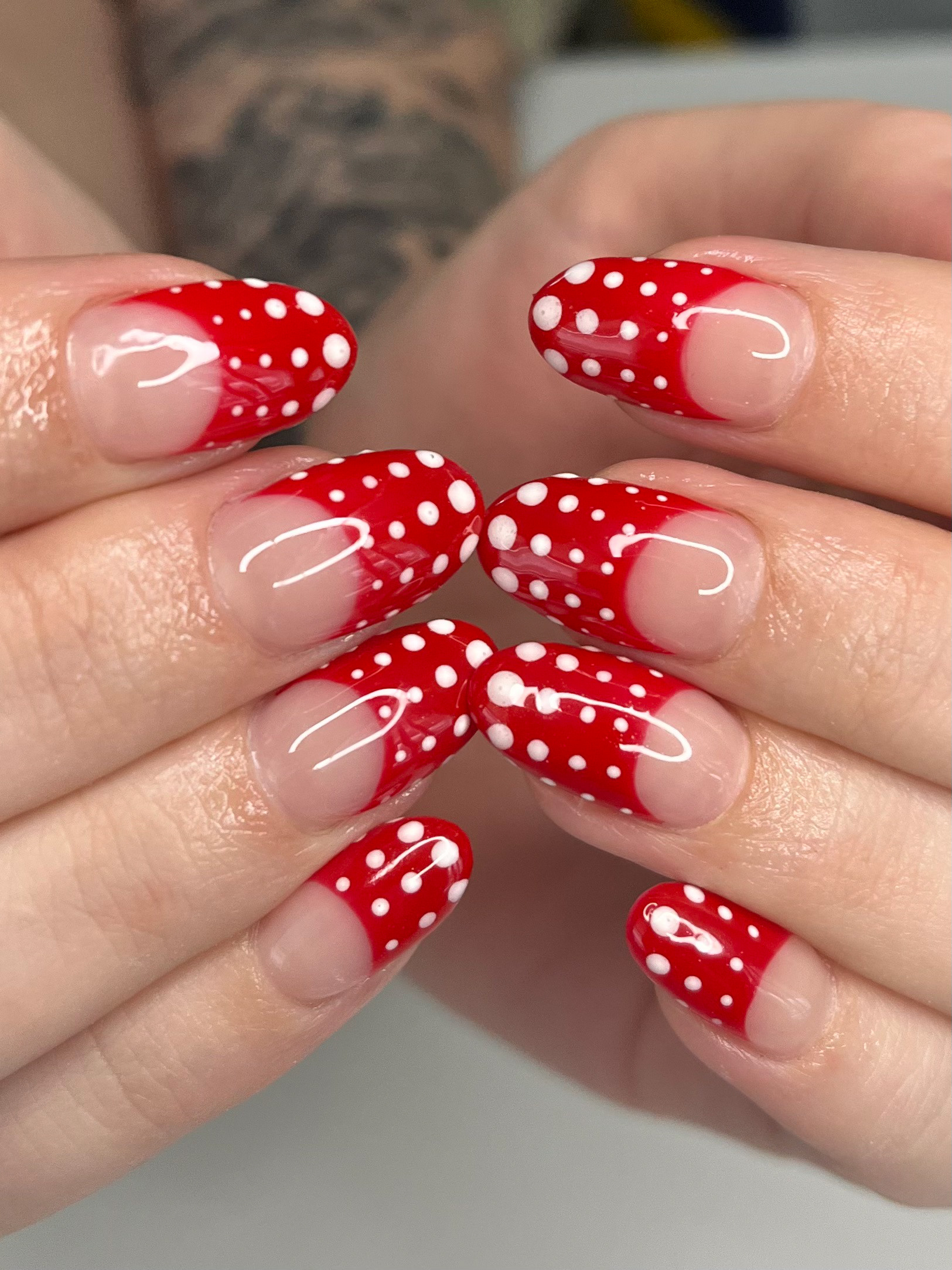 Georgia | Polka Dot French Tips