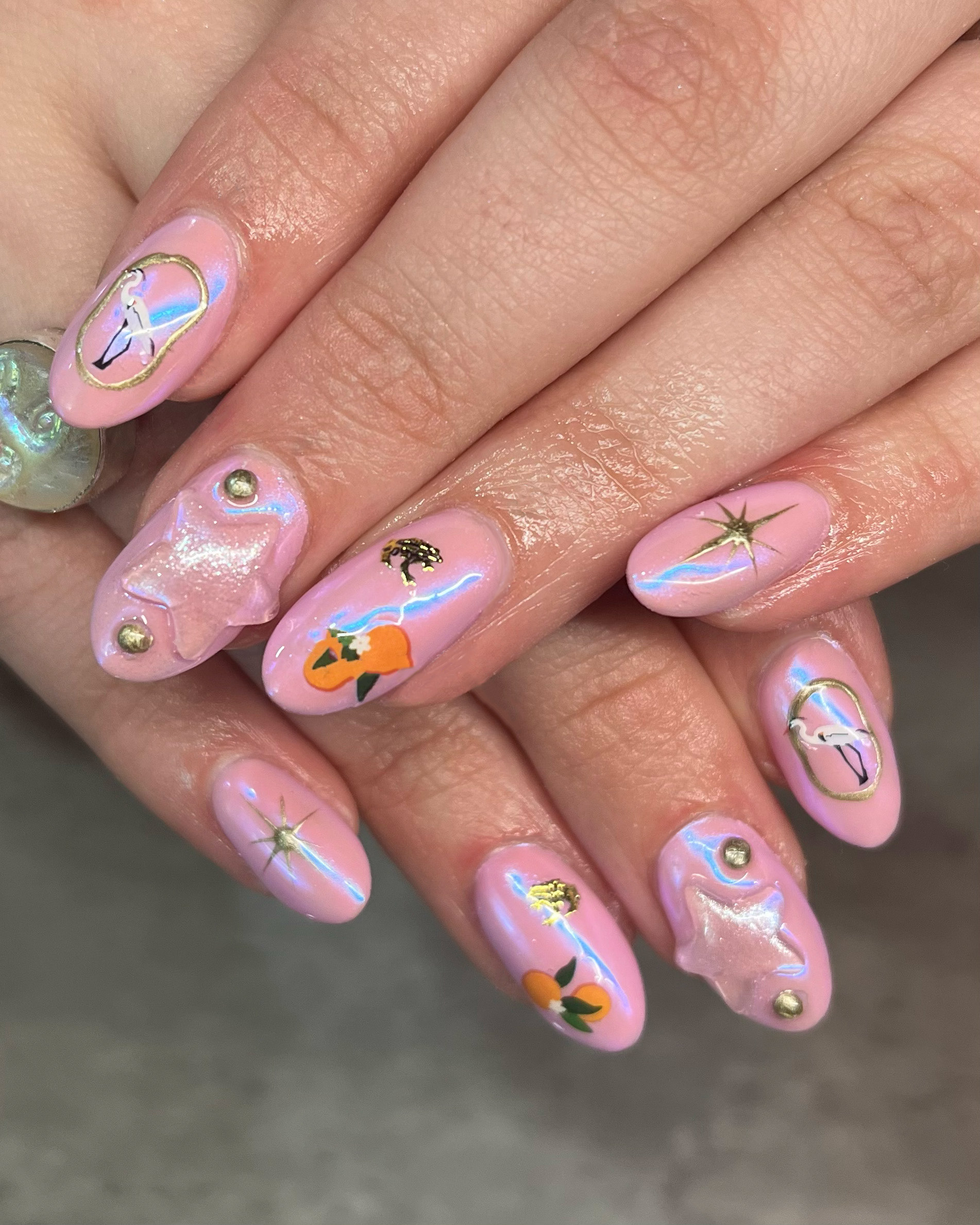 Georgia | Whimsical on Dusty Pink