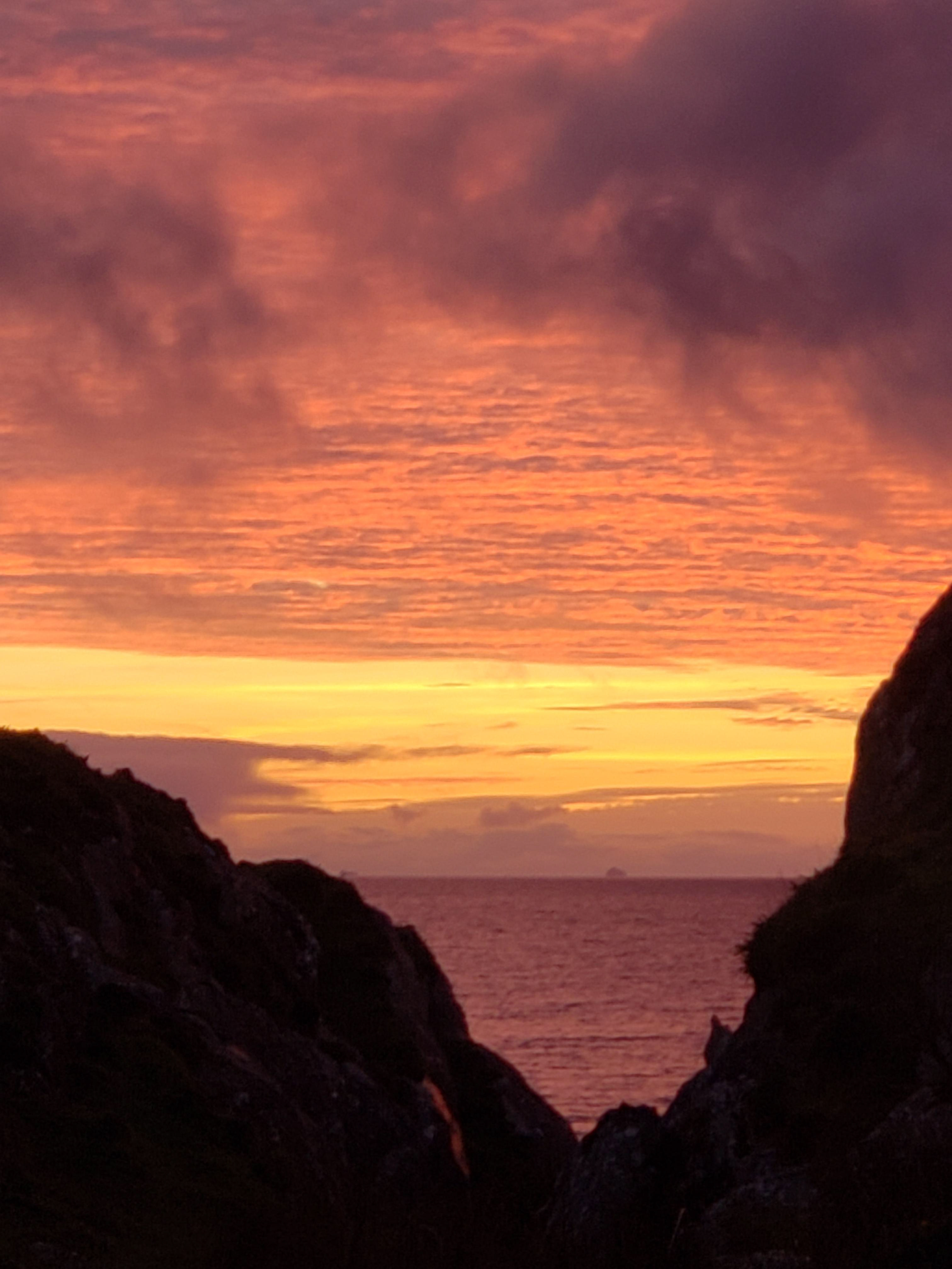 Glesk Pier, Ring of Kerry at Sunset