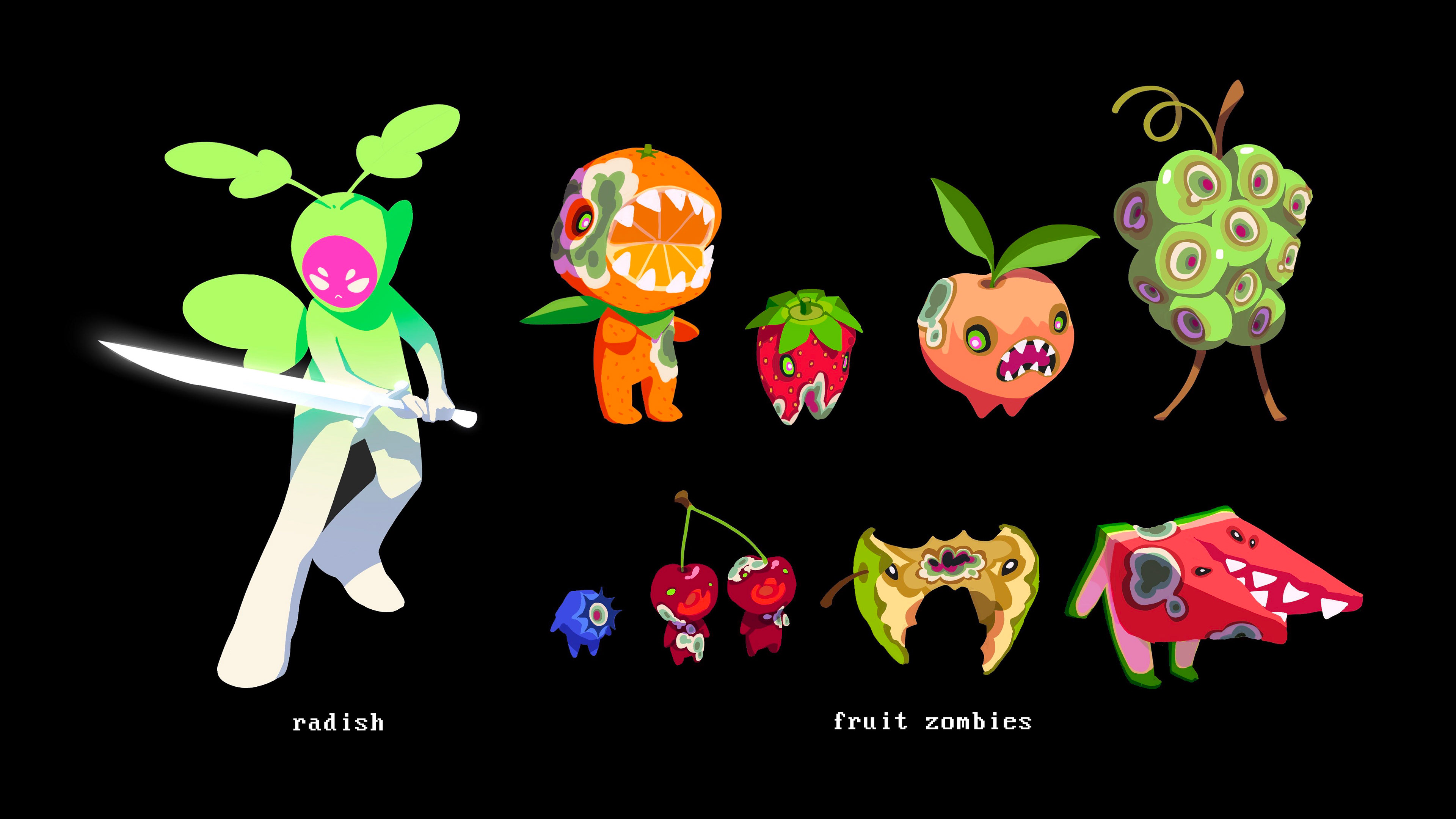 Radish: Characters