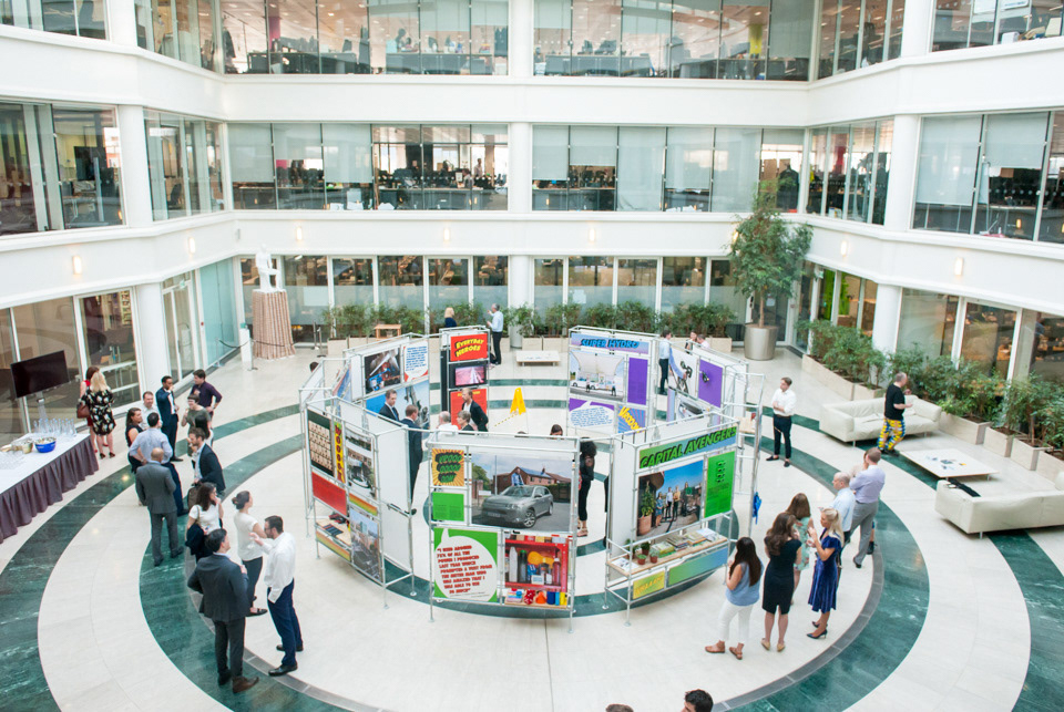 Art Direction for BNP Paribas 'Everyday Heroes' Campaign (photo taken by UAL)