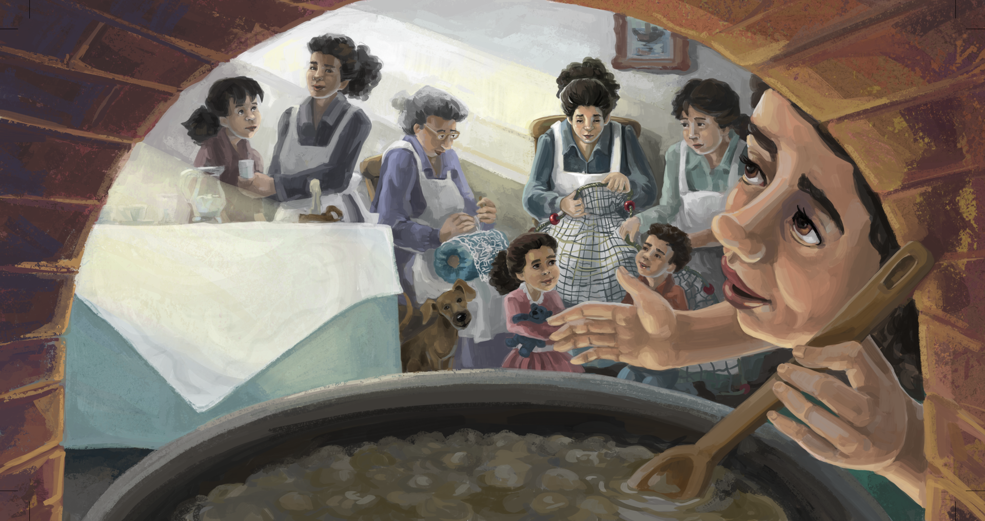 The Mermaid's Gift spread 10-11