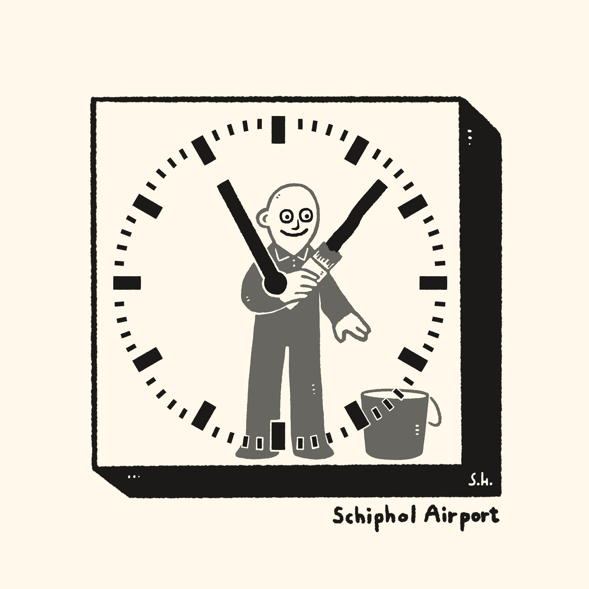 Schiphol Airport Clock