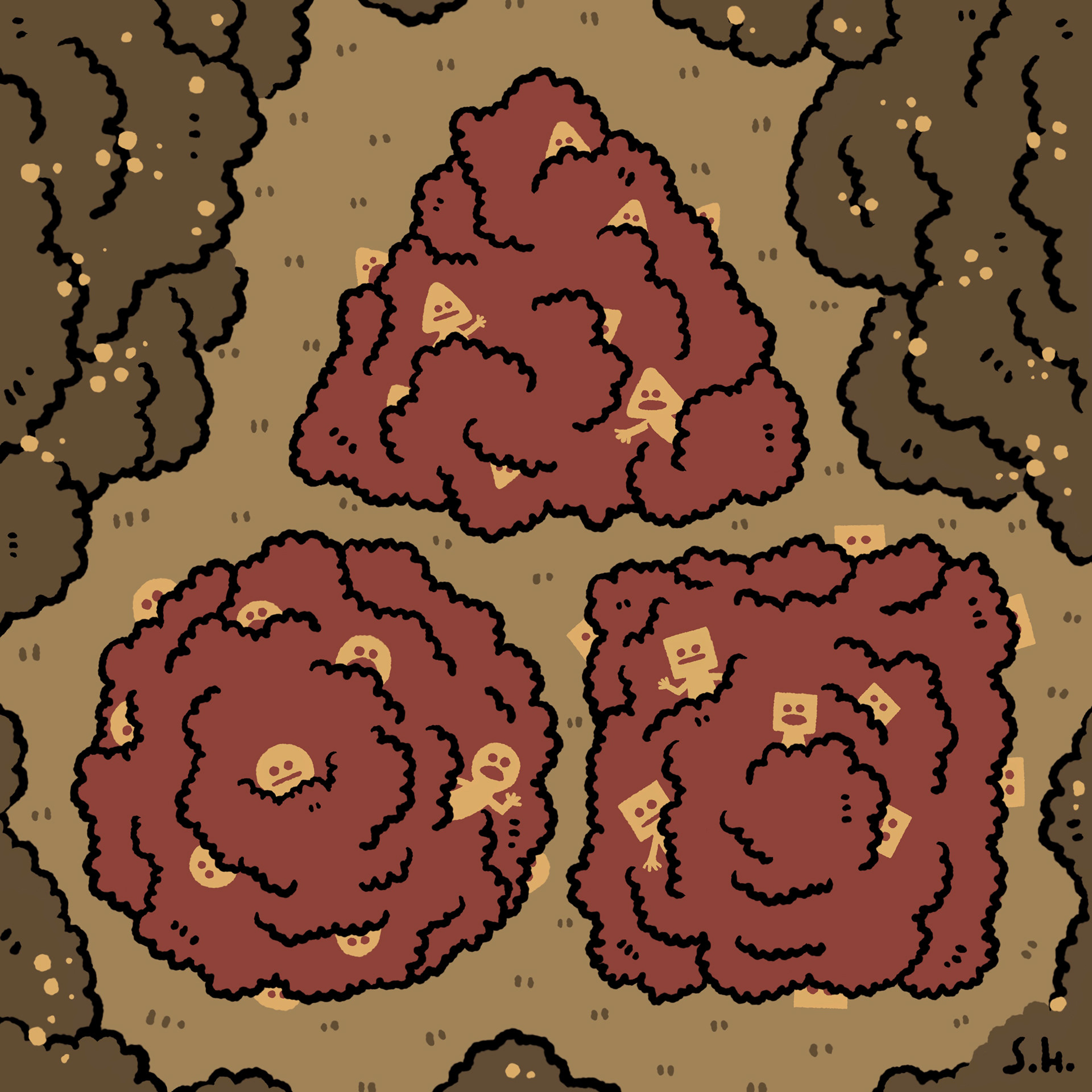 Three-Shaped Tree