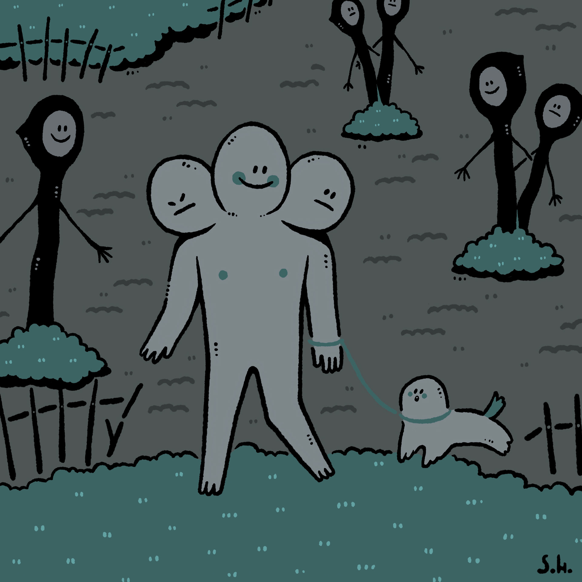 Walk At Dawn