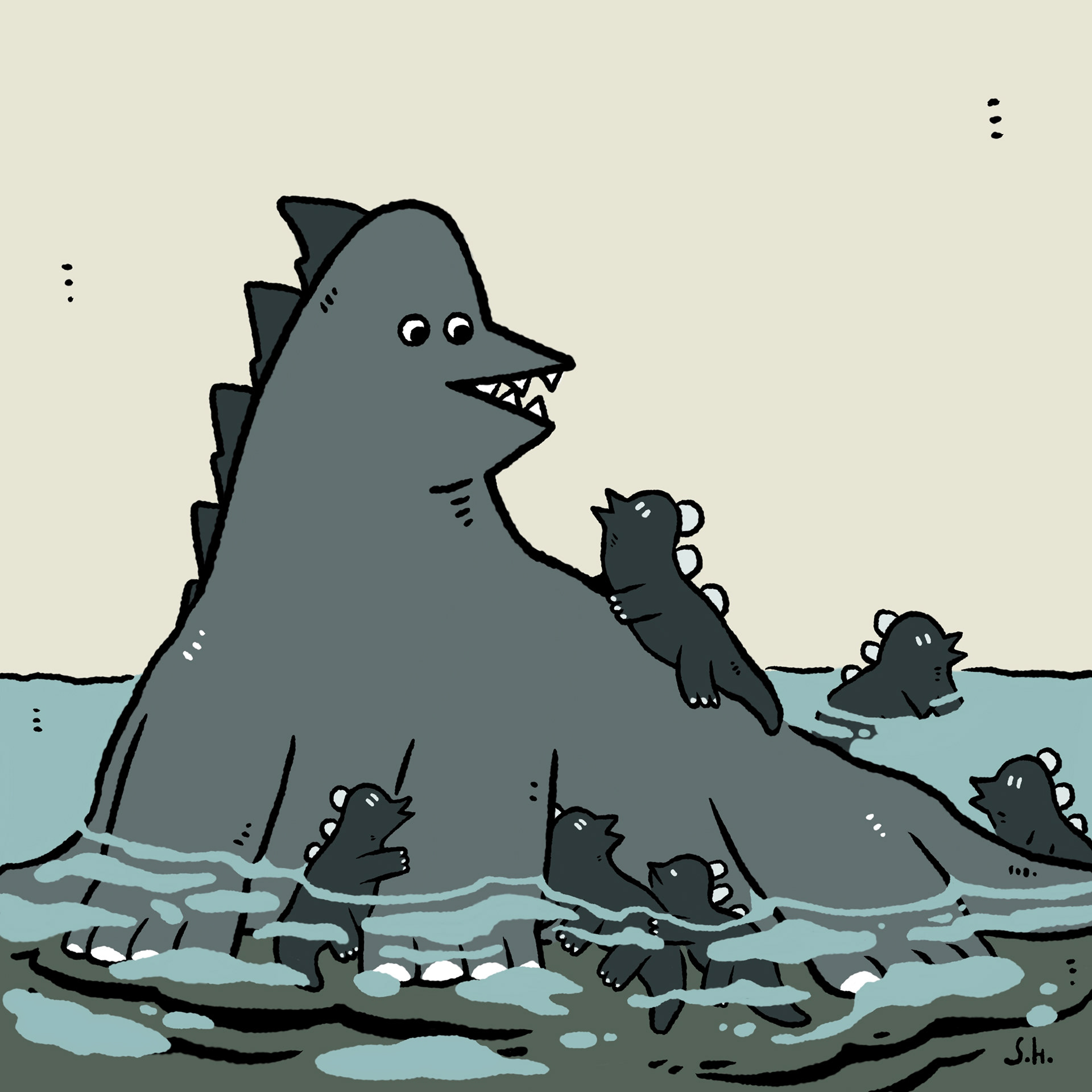 Happy Dino Family