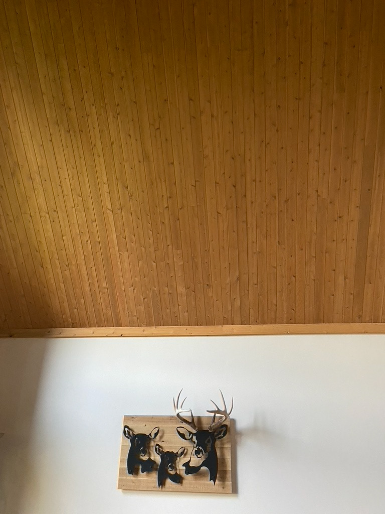 Planches murales de cèdre blanc de l'est pour l'intérieur
