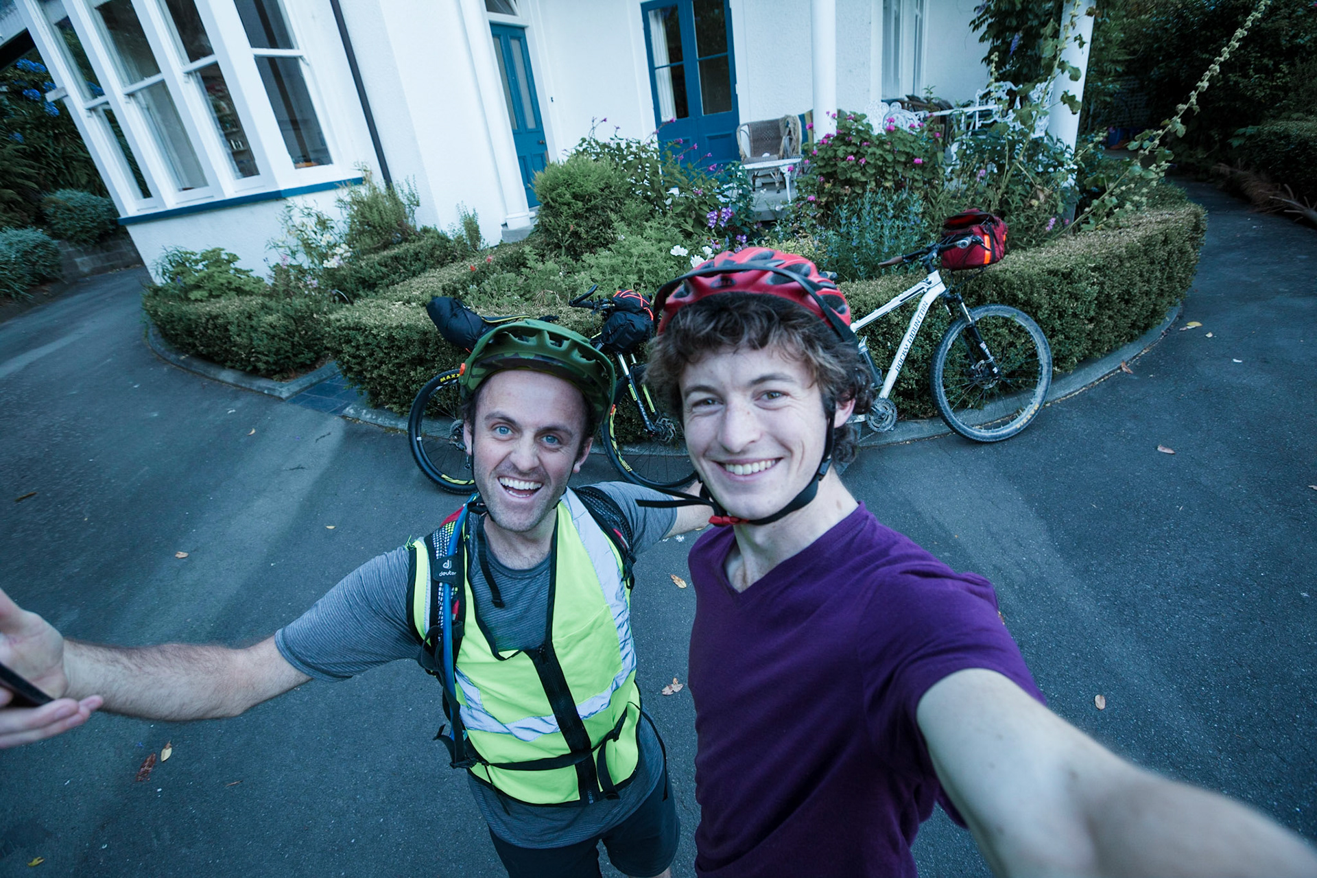 Henry Joined us in Nelson to start the ride south