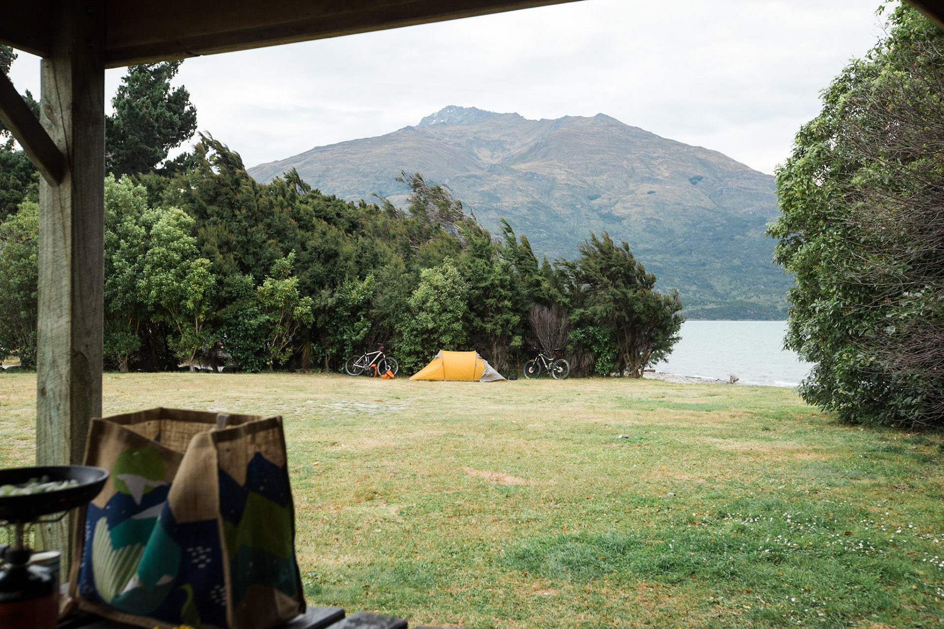 Boundary Creek, one of the best campsites on the whole trip. A year prior I had been  camping here on a roadtrip through, I had met some cycle tourers here and ever since then had got the idea in my head to do the TA. Prior to that I had never given overnight cycling much thought, as it happened it isn't too different from the tramping we already did so less than a year later, here we were! Experiencing moving through the landscape in a completely different way.