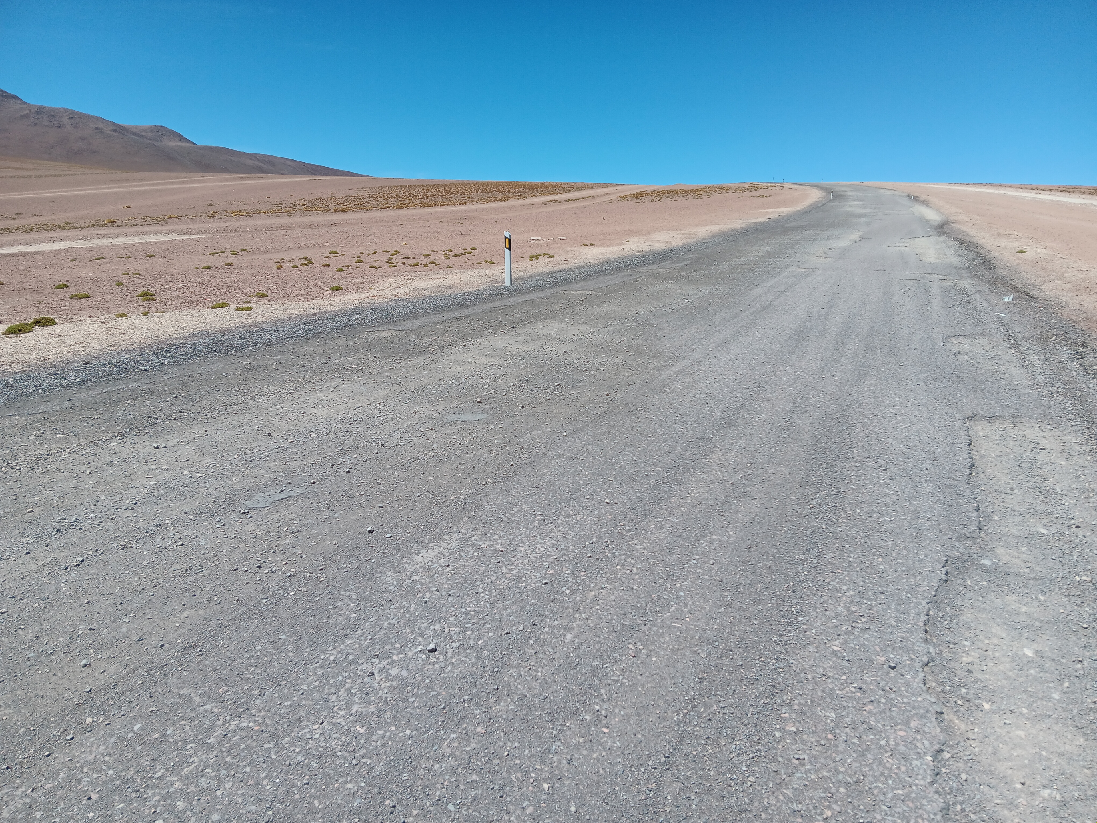 Half Bolivian sand and half Chilean asphalt