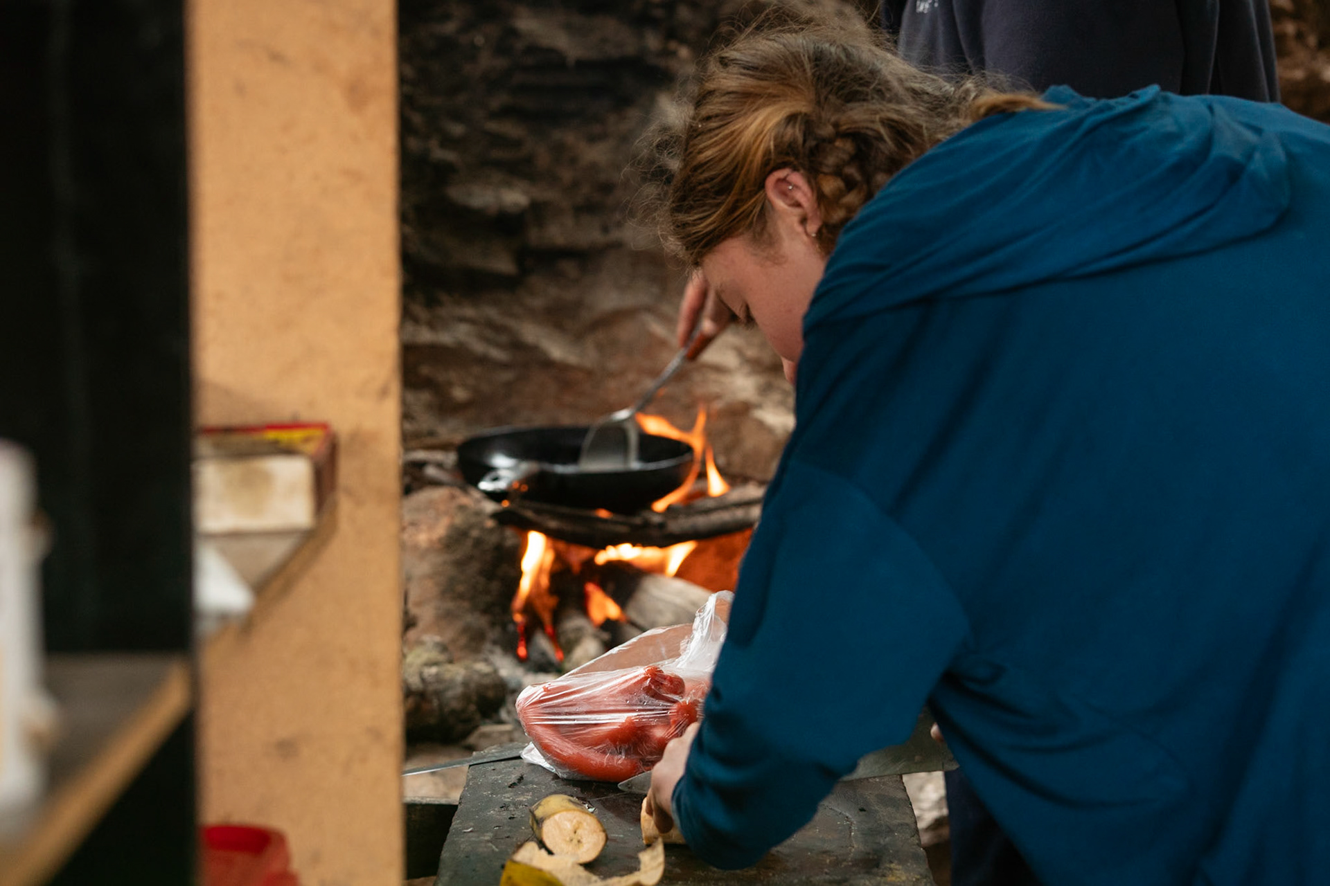 Dinner at Colibri Campsite, Yolosa
