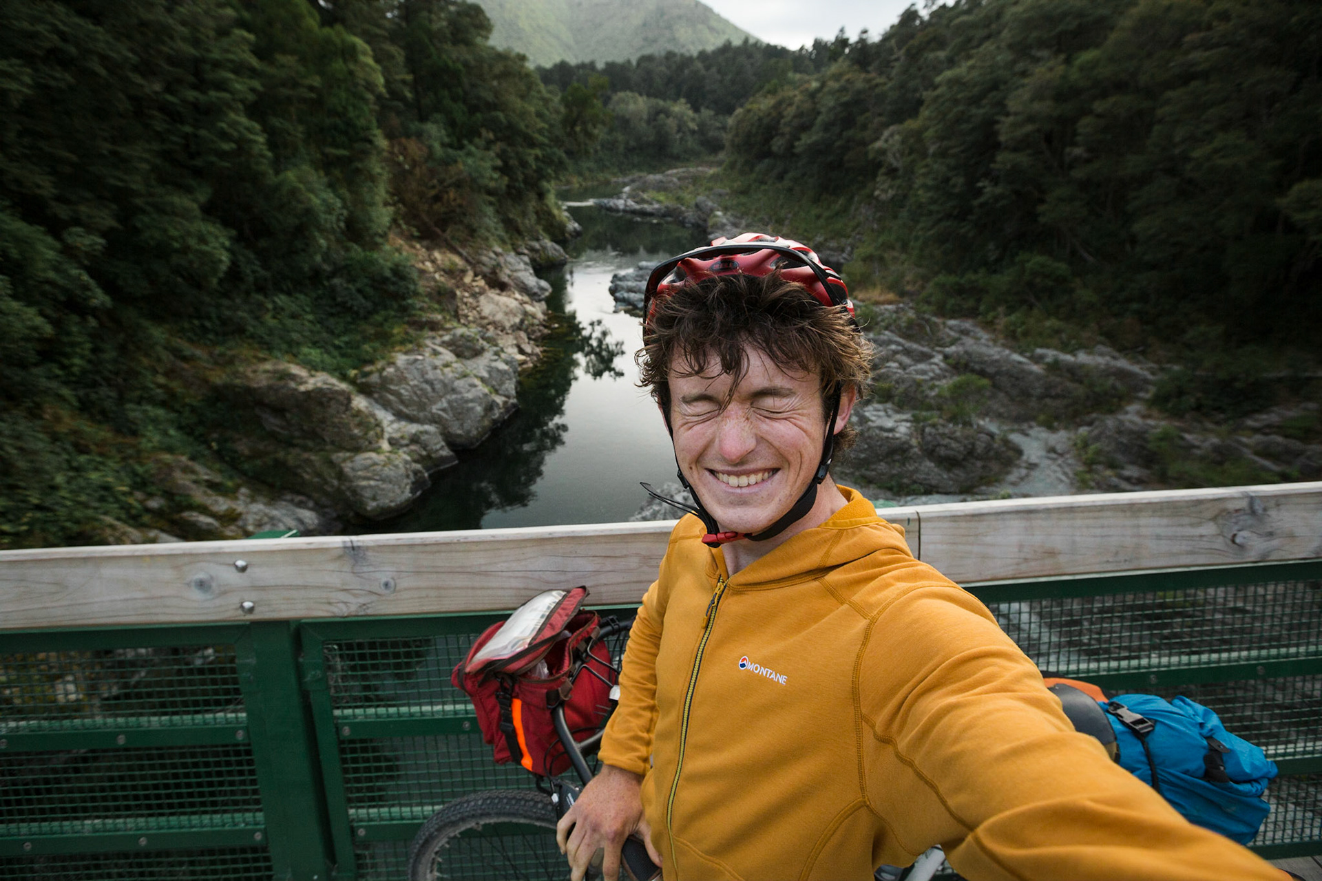 Pelorus Bridge, one day from home-the halfway point.