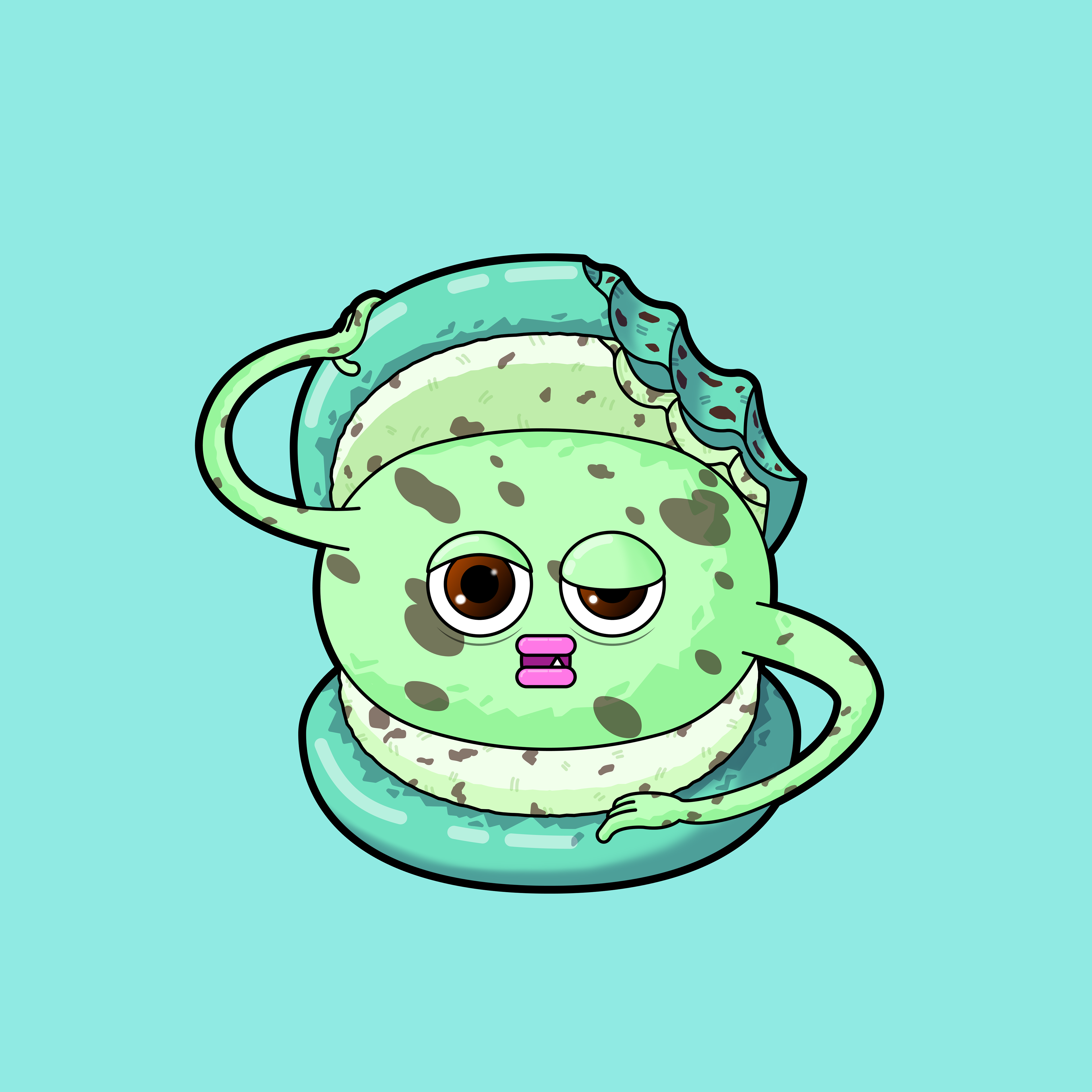 Mint macaron