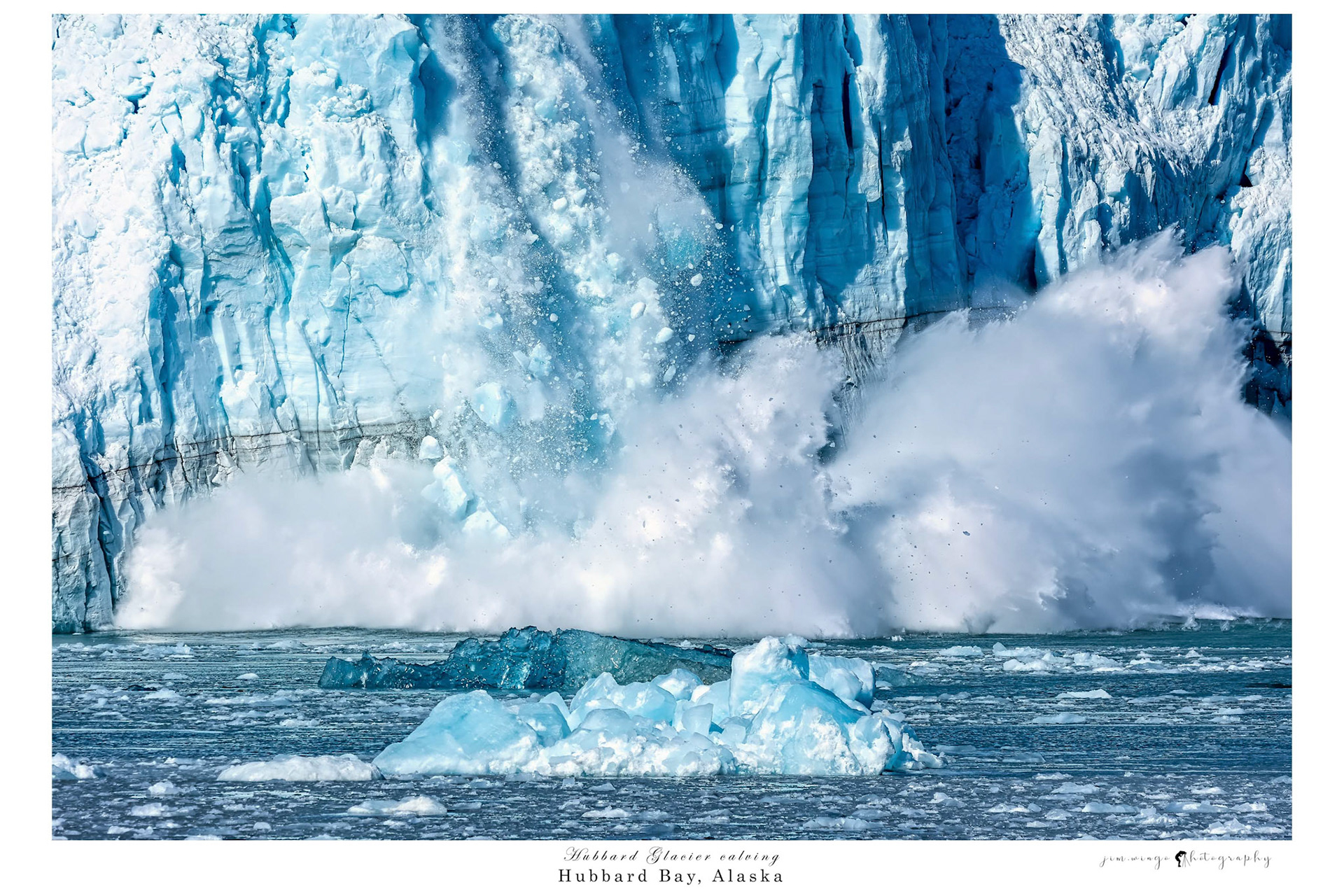 Hubbard Glacier Calving