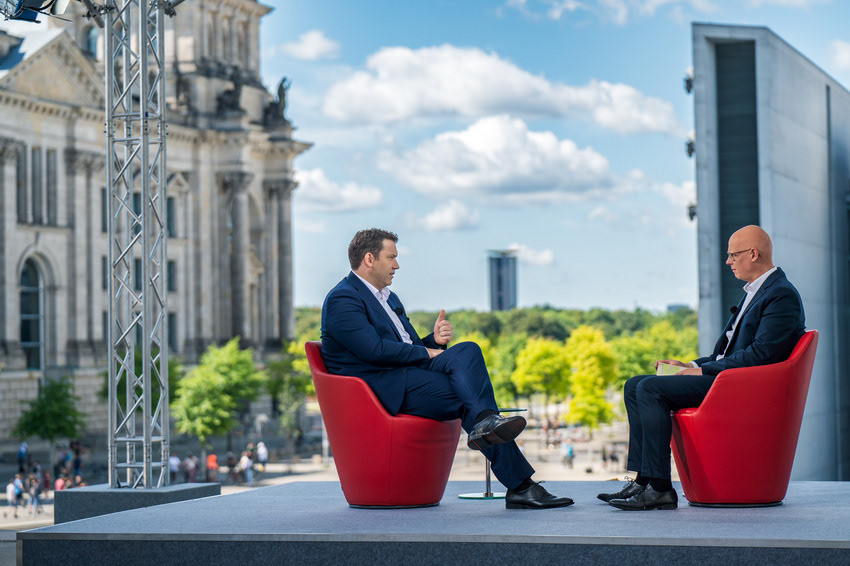 ARD Sommerinterview mit Lars Klingbeil (SPD) & Matthias Deiß