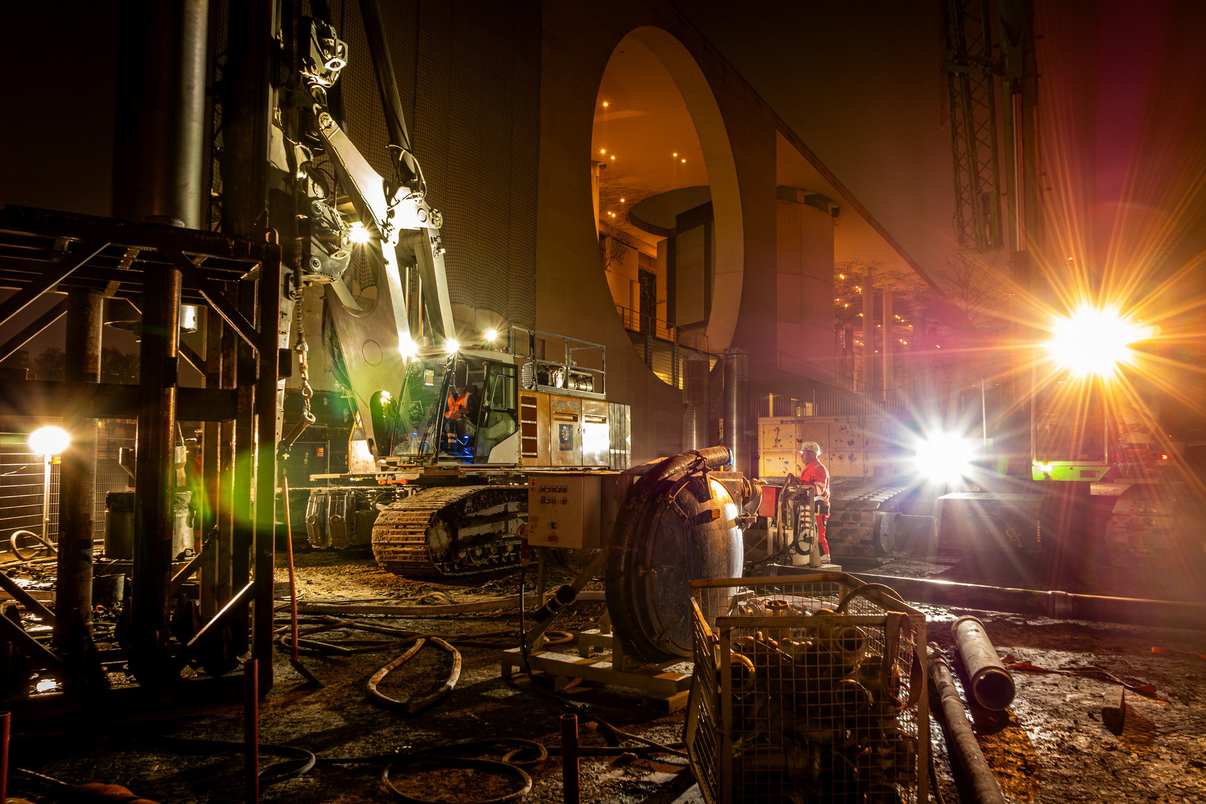 Baustelle am Kanzleramt