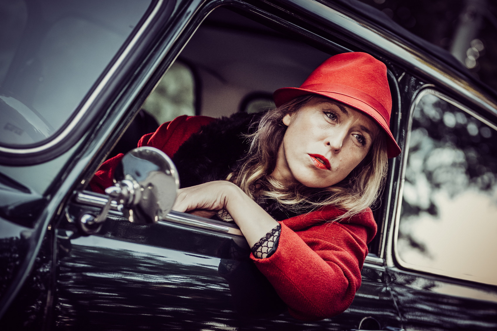 Oldtimer-Shooting mit Britta Steffenhagen