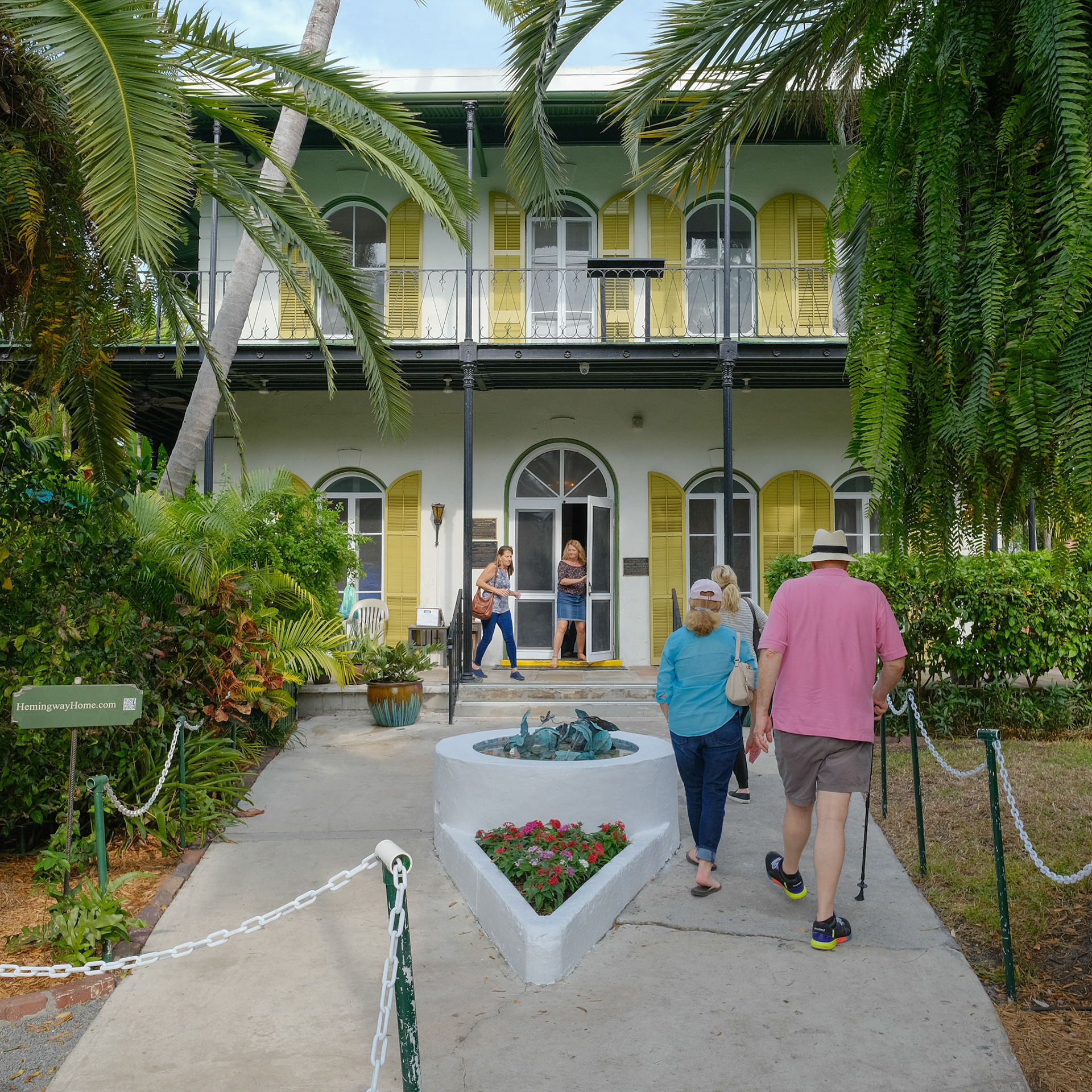 Entrance to the Hemingway House